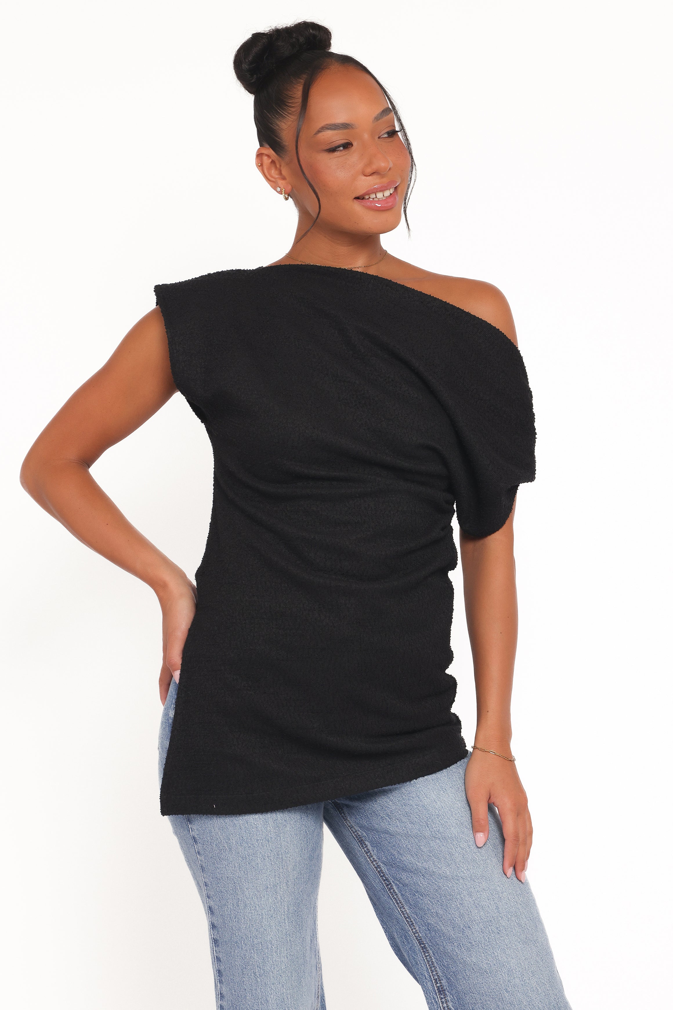 TOPS Selma Knit Top - Black