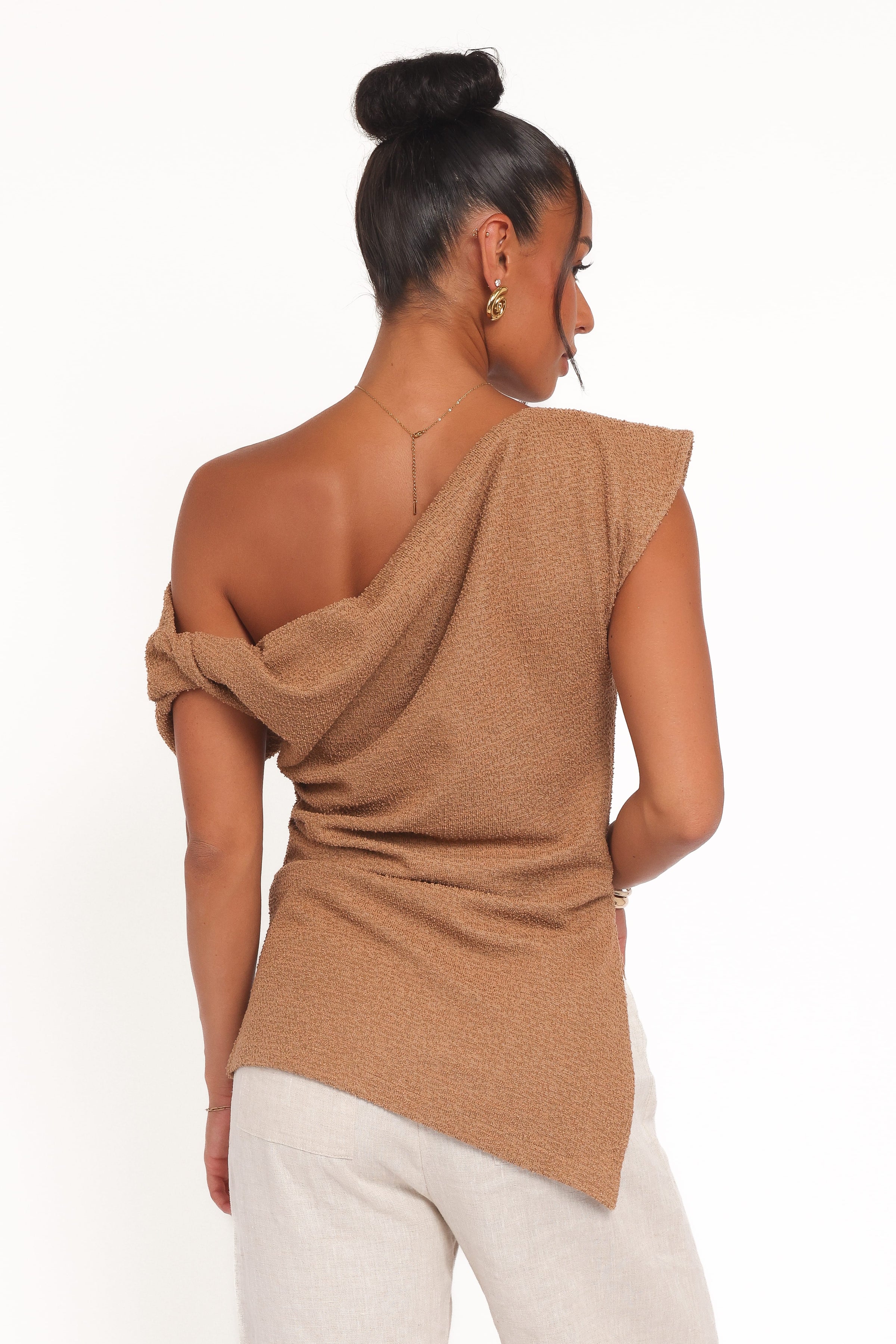 TOPS Selma Knit Top - Brown