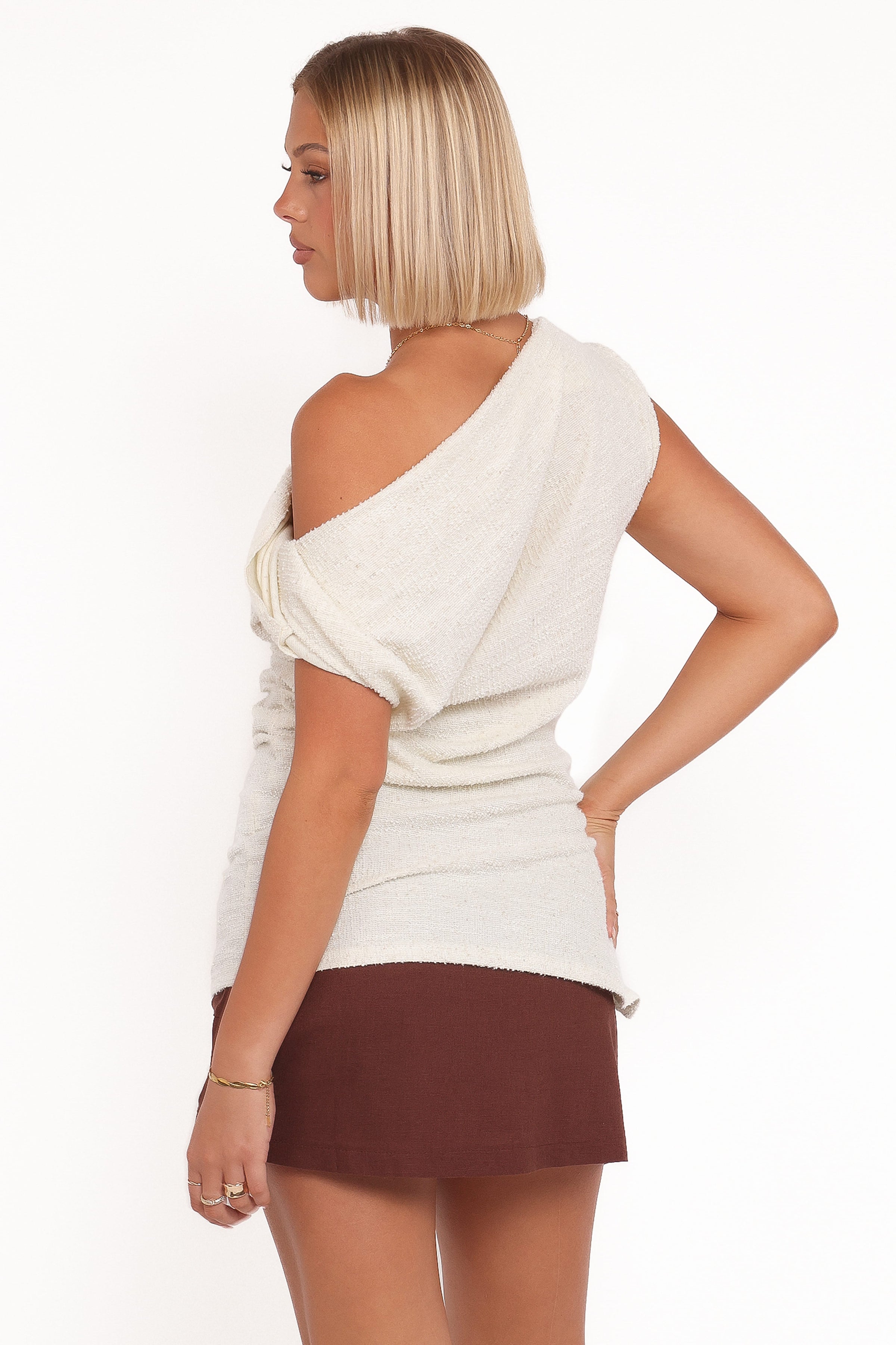 TOPS Selma Knit Top - Cream