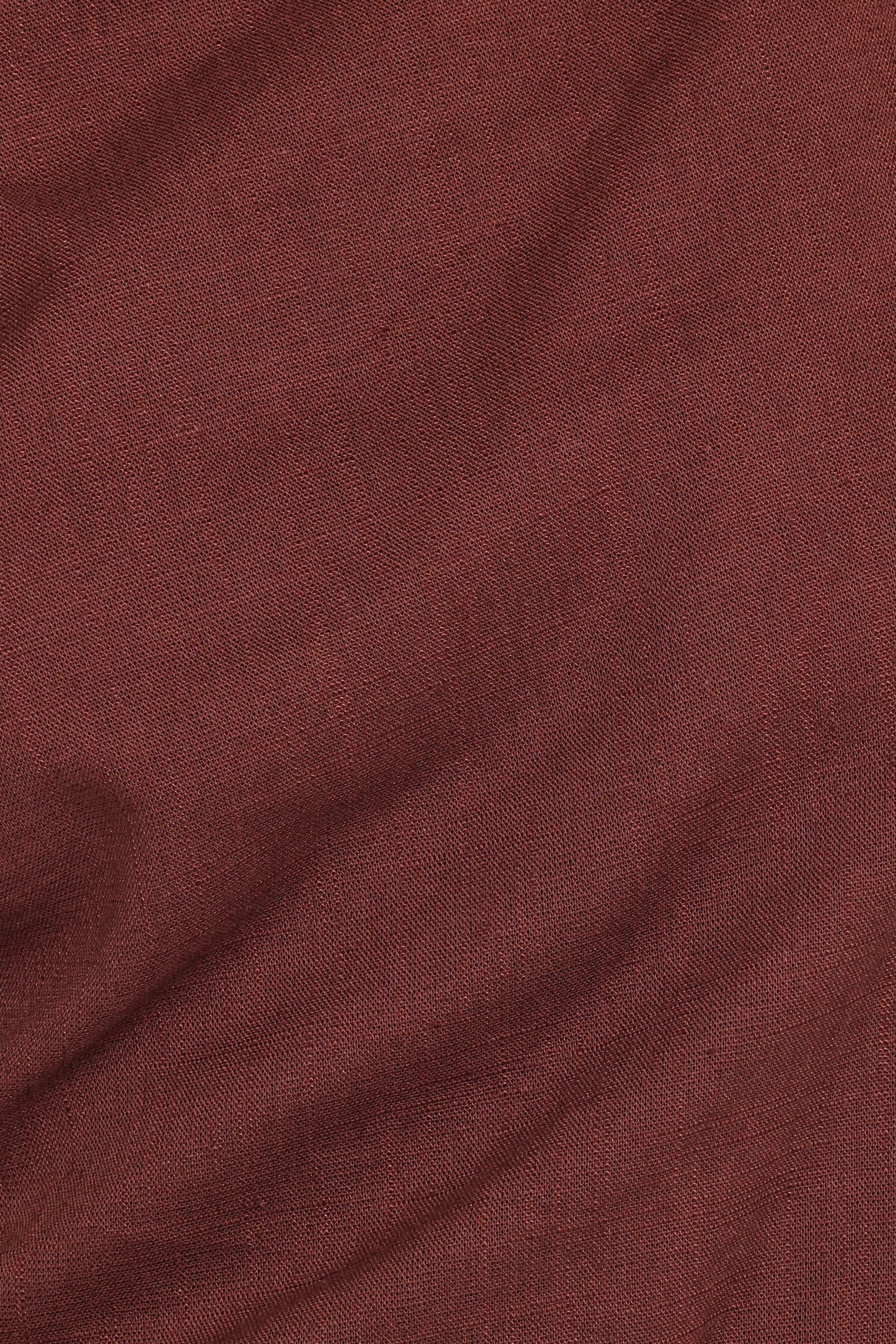 TOPS Shaw Off Shoulder Top - Chocolate Brown