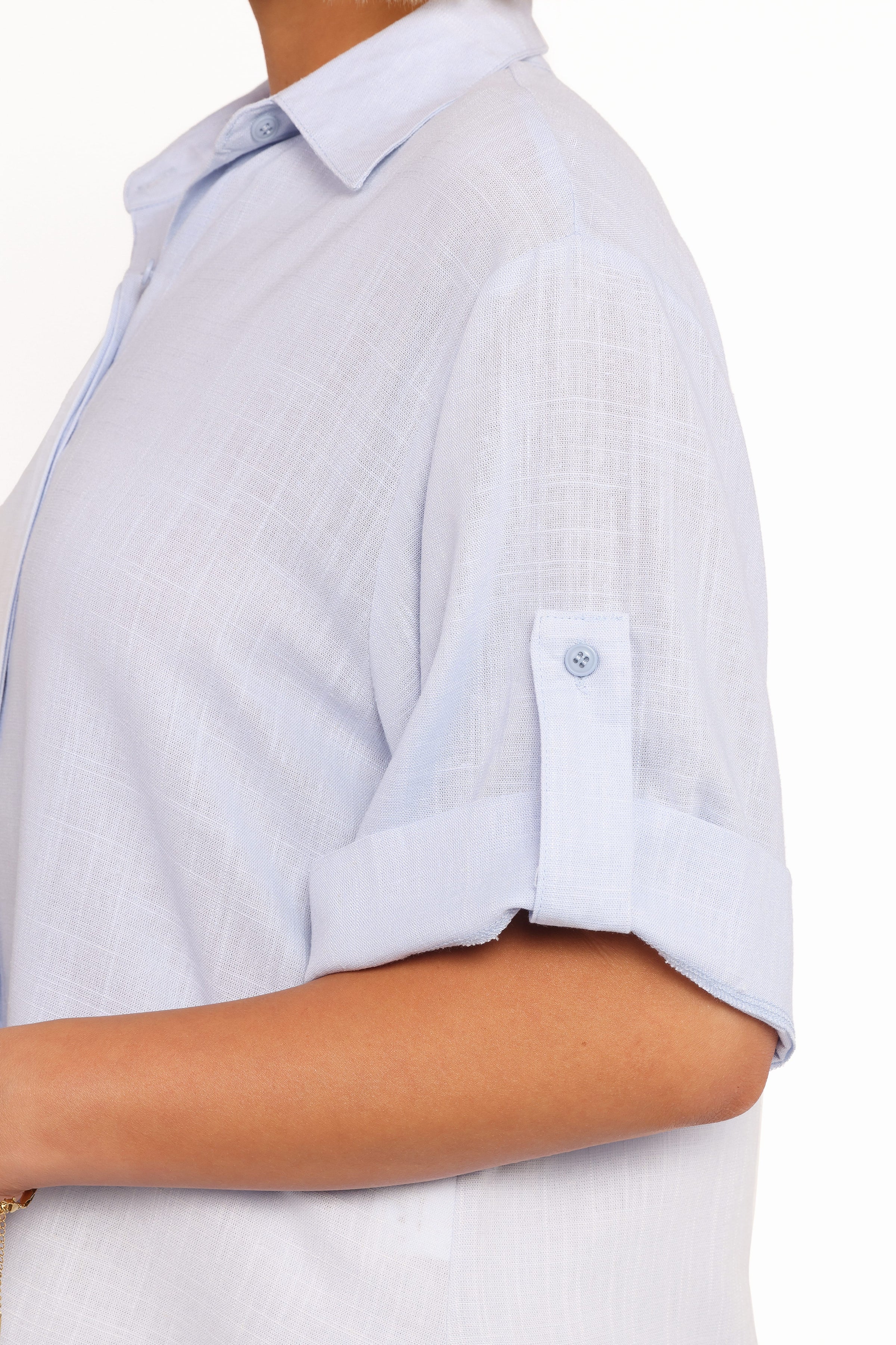 TOPS Shelley Short Sleeve Shirt - Pale Blue