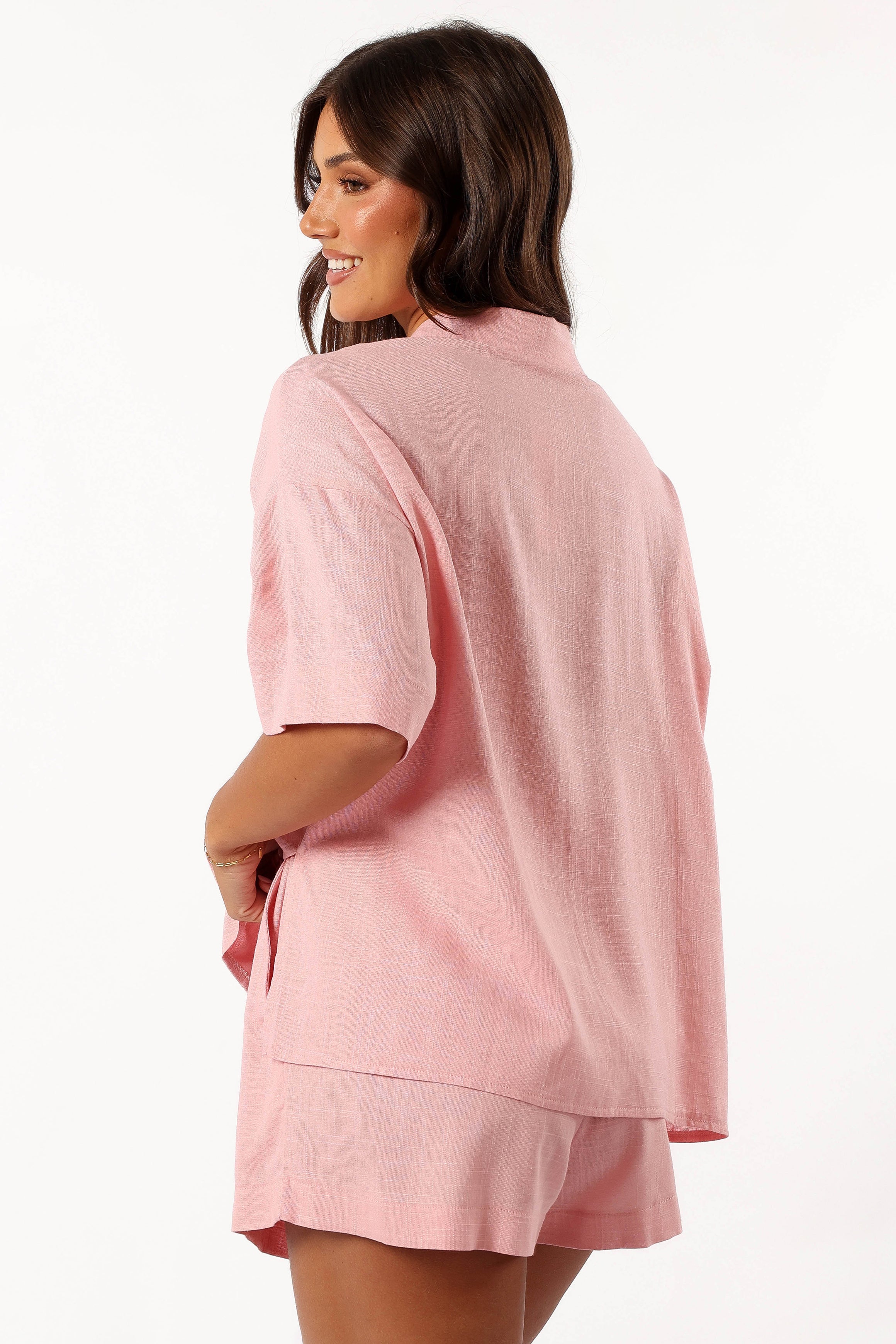 TOPS @Stanley Short Sleeve Top - Pink
