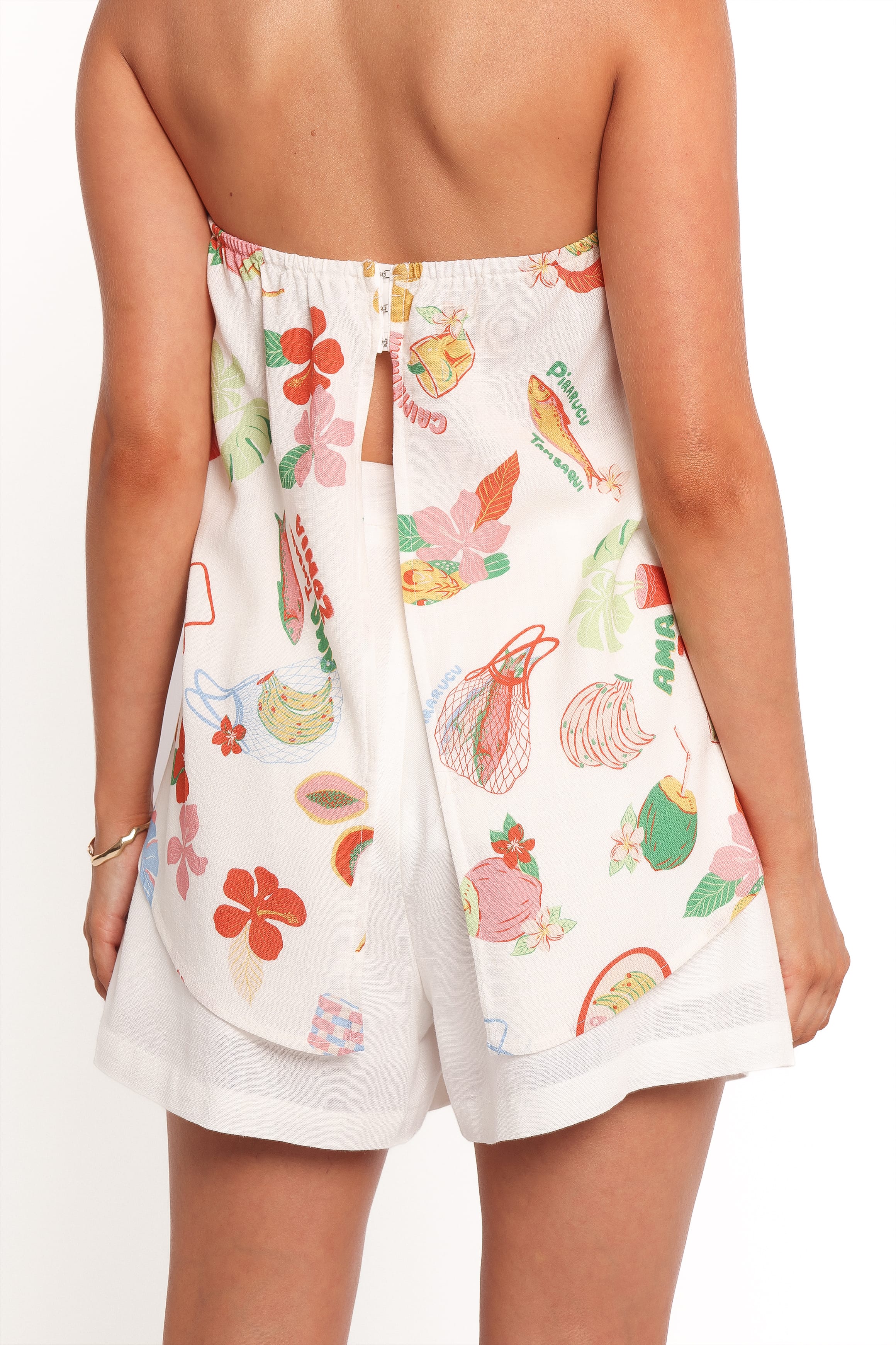 TOPS Sui Strapless Top - Alfresco