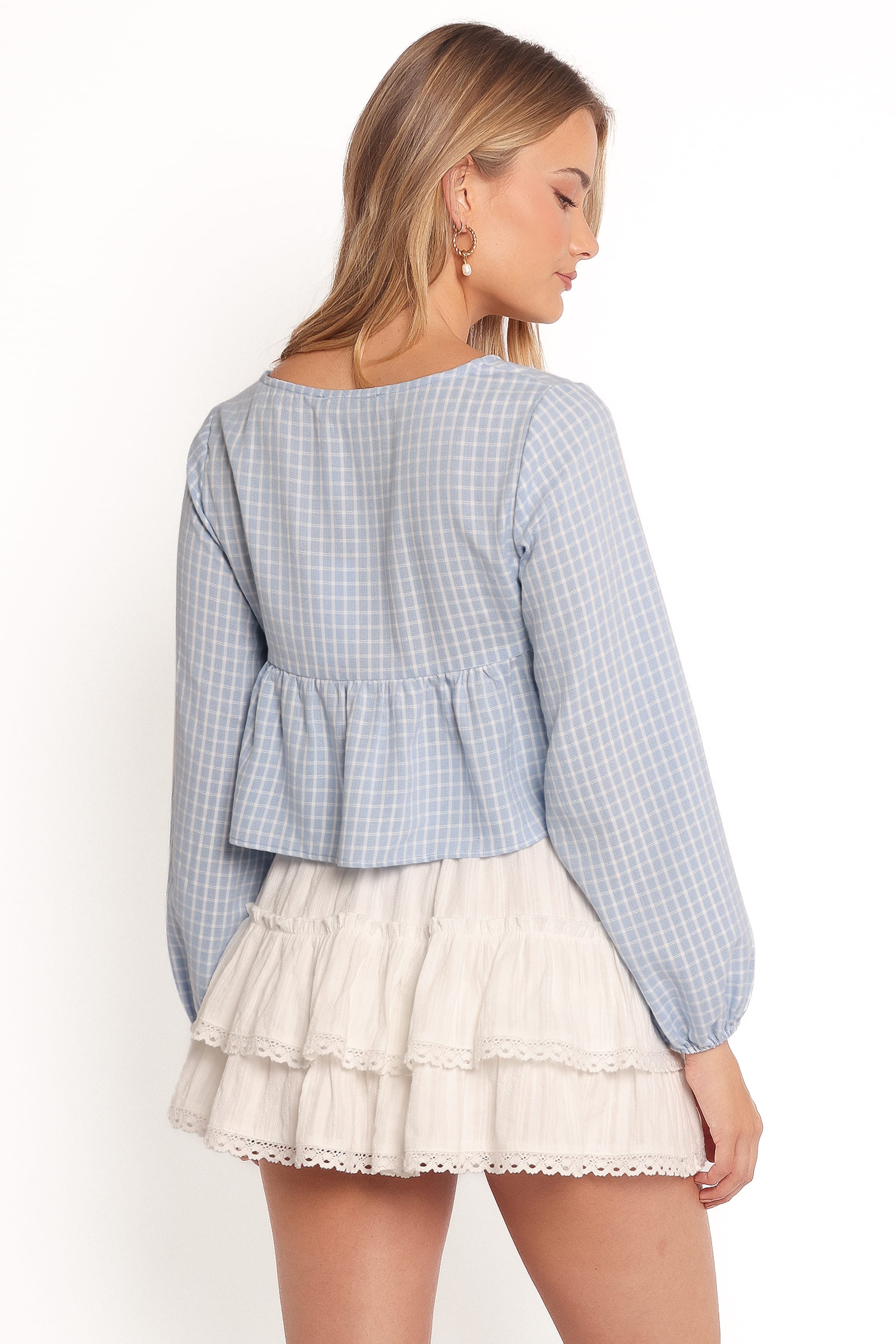 TOPS Sundara Long Sleeve Top - Blue