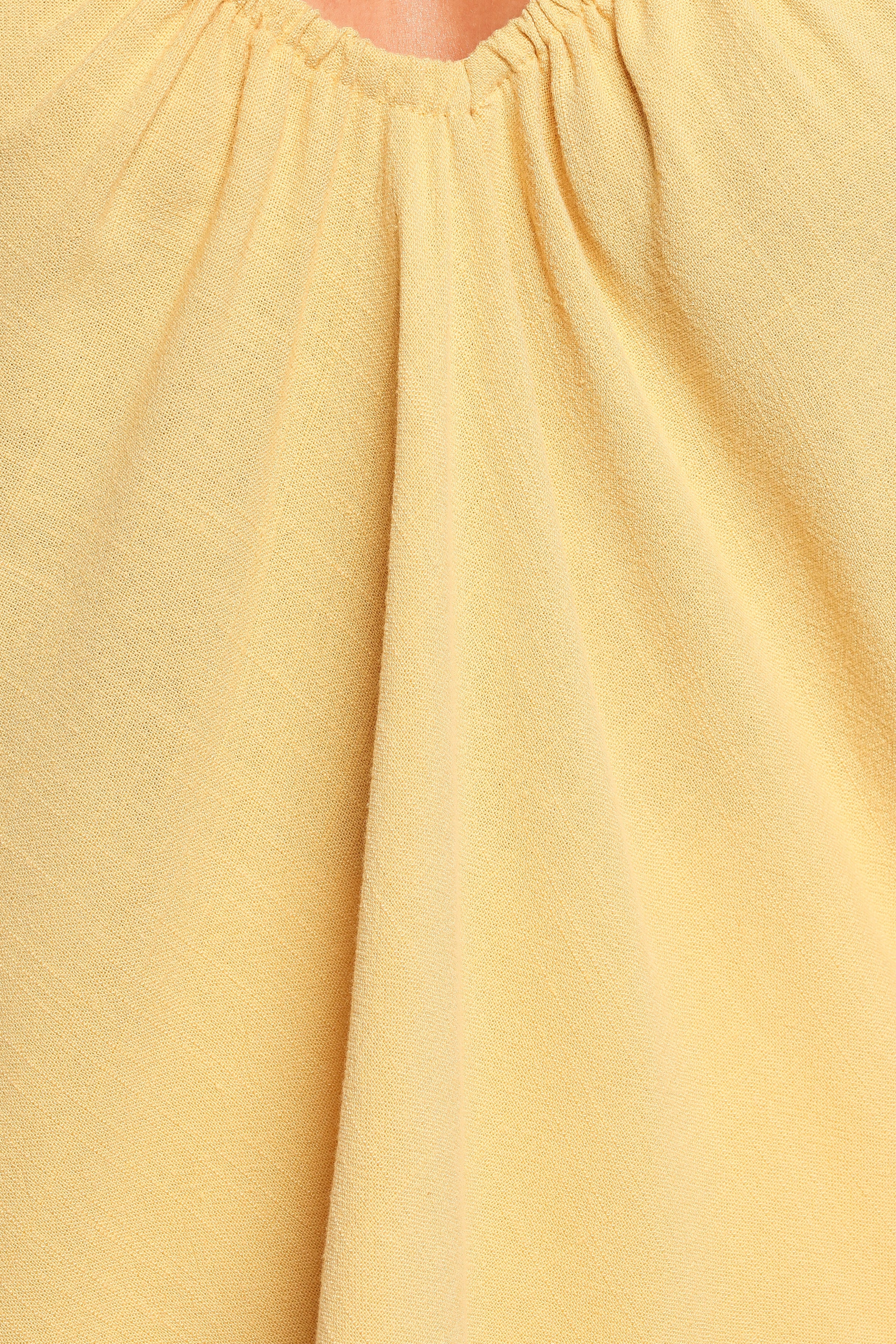 TOPS Theodora Halterneck Top - Yellow