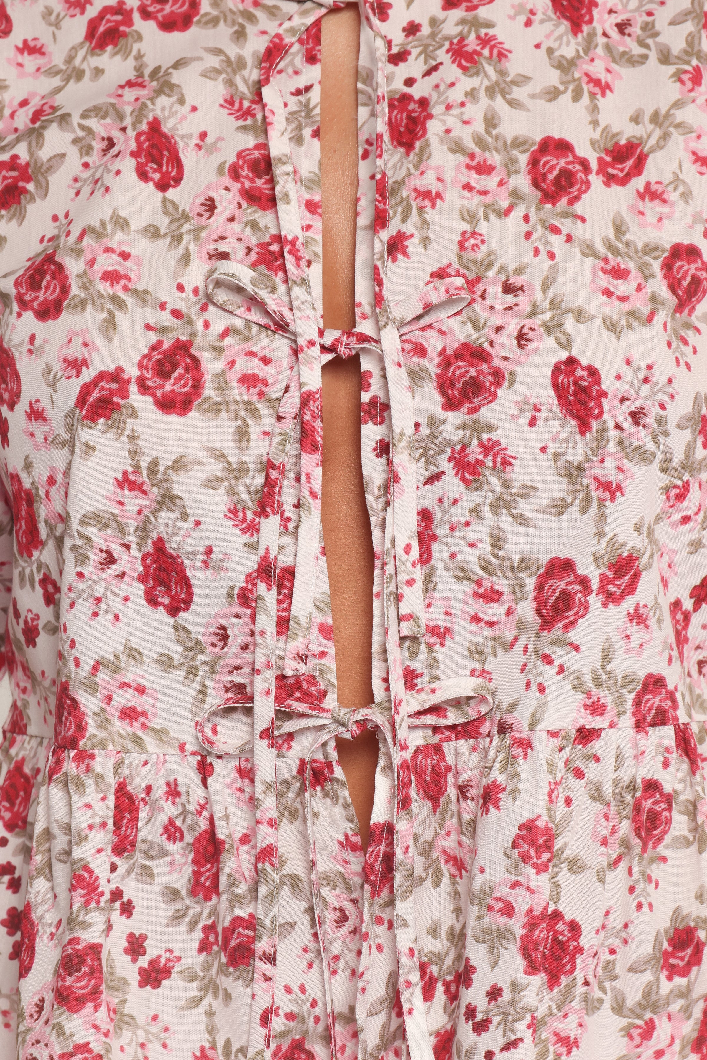TOPS Tyra Top - Red Floral