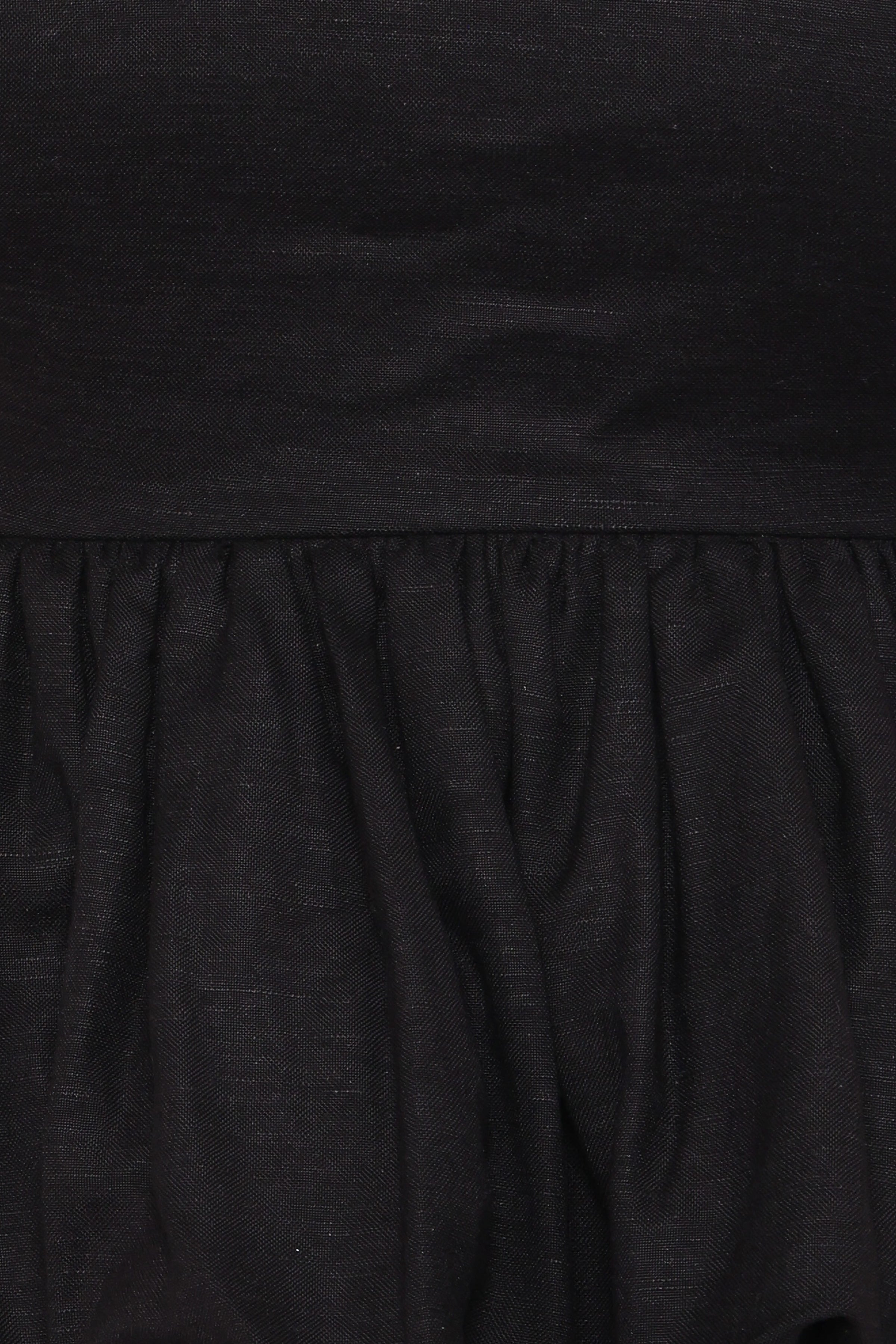 TOPS Ursa Peplum Top - Black