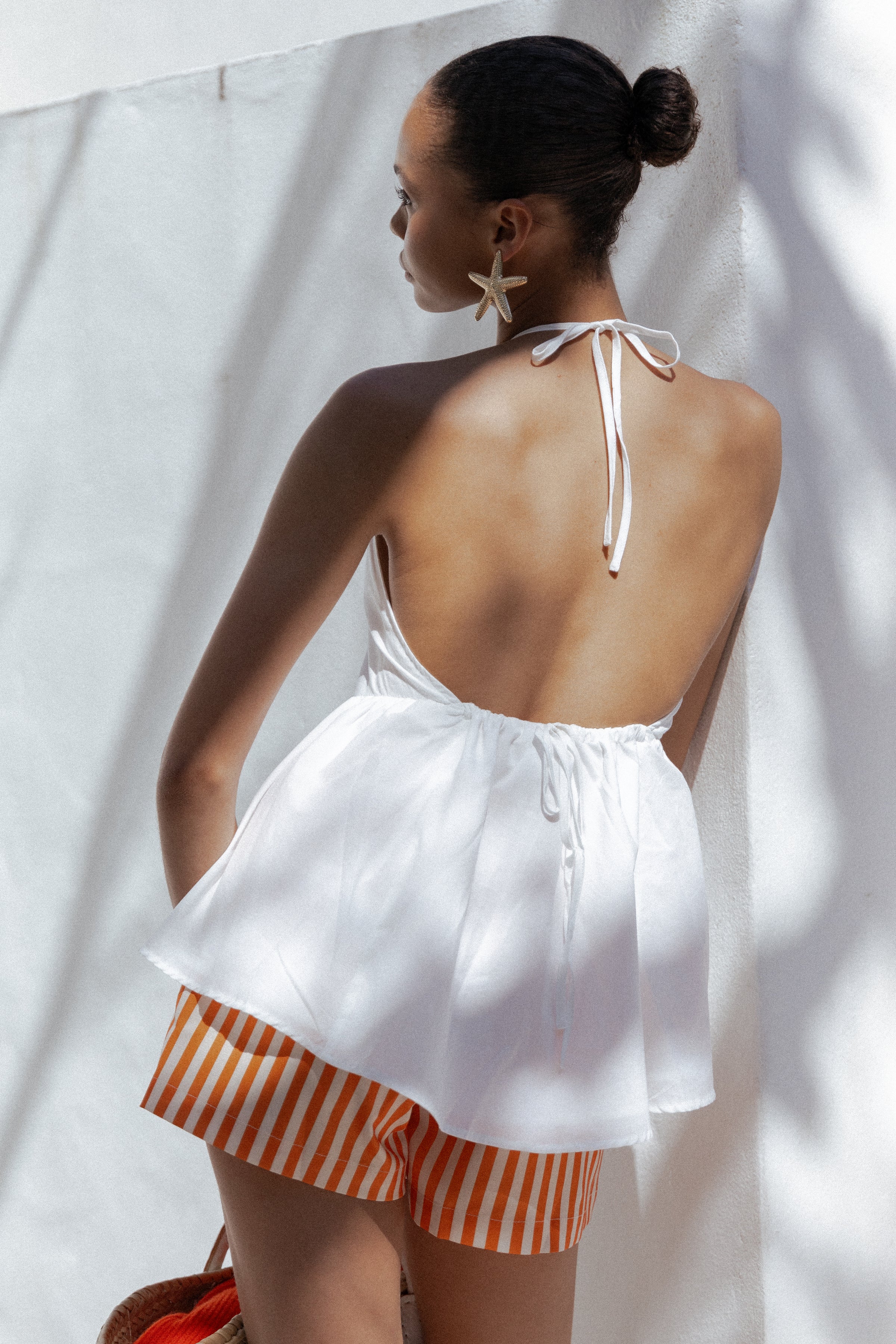 TOPS Vanessa Halterneck Top - White