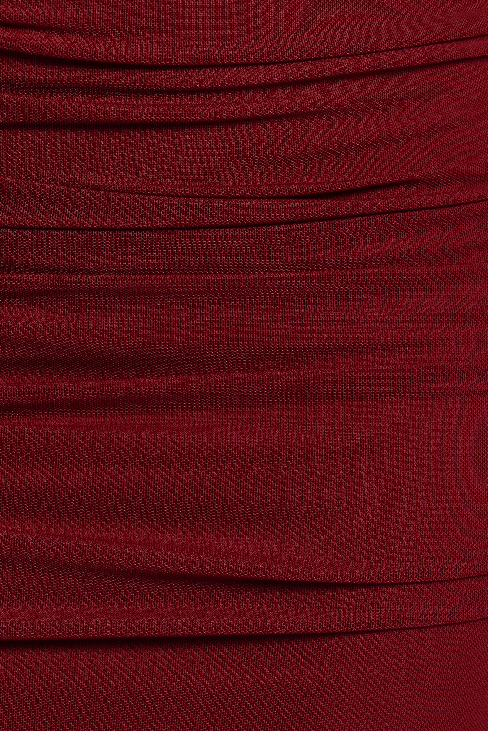 TOPS Wella Ruched Knit Top - Berry
