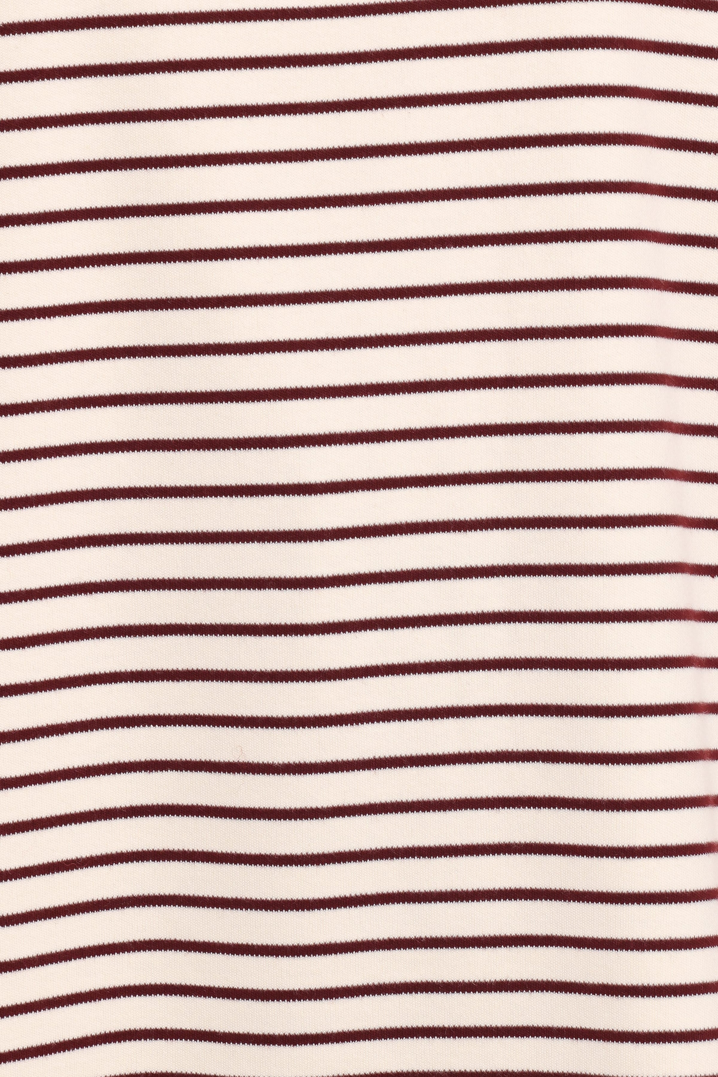 TOPS Wilda Oversized Tee - Cream Tan Stripe