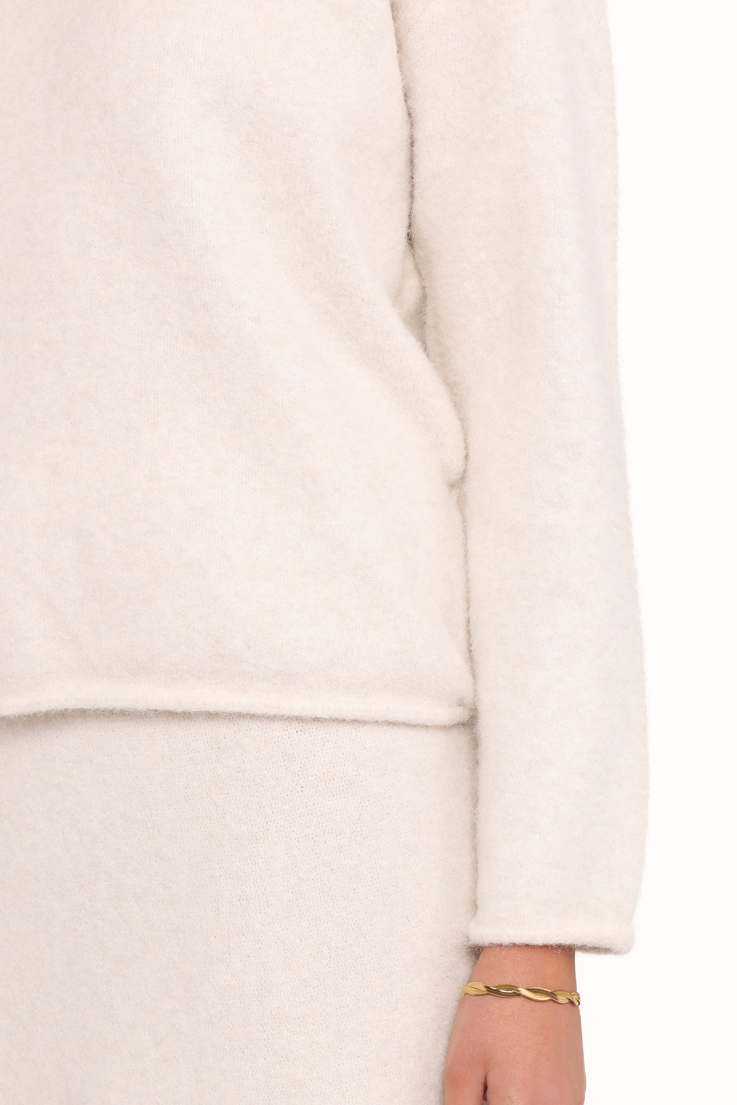 TOPS Willis Knitted Top - Cream