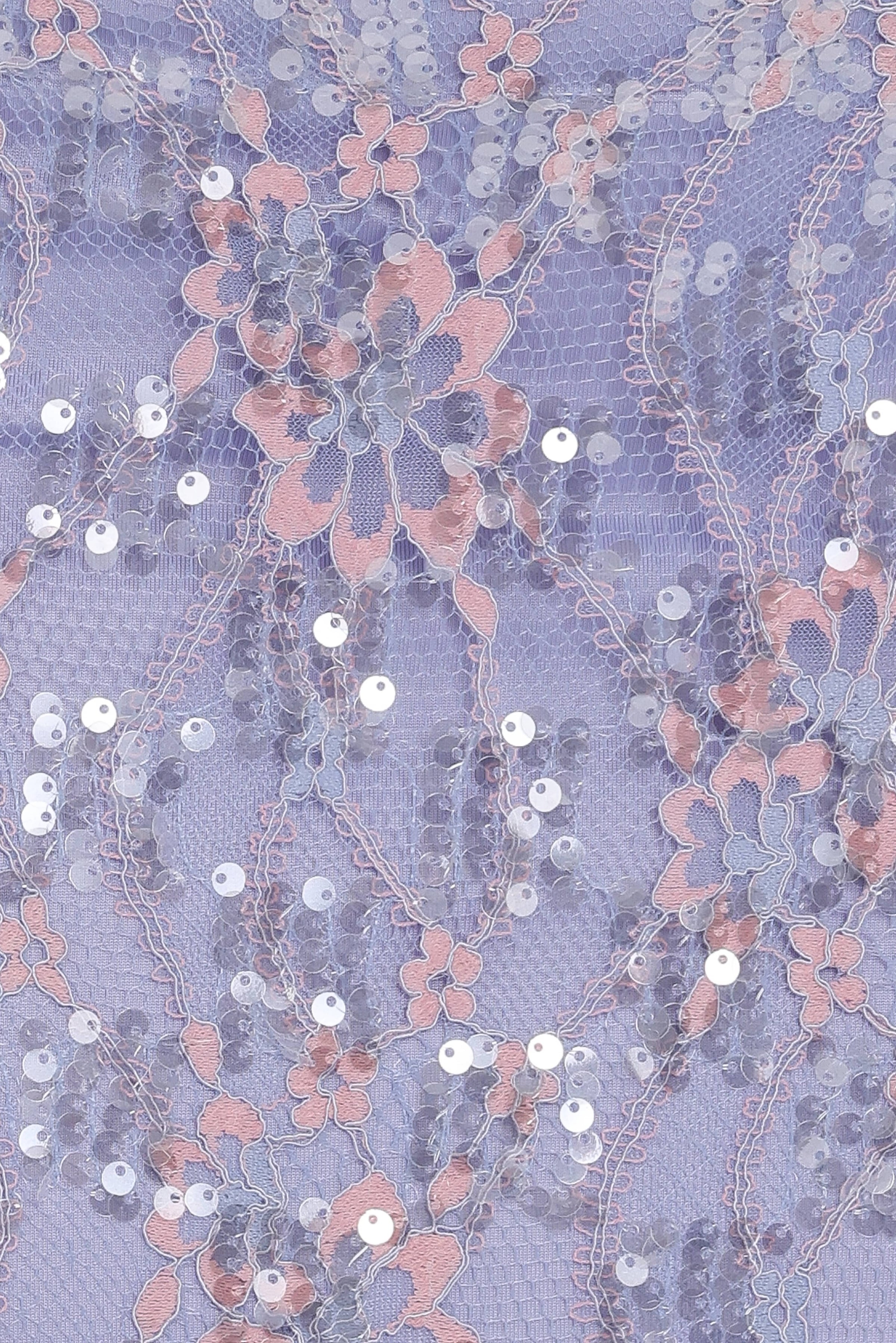 TOPS @Yonder Sheer Lace Tee Top - Purple