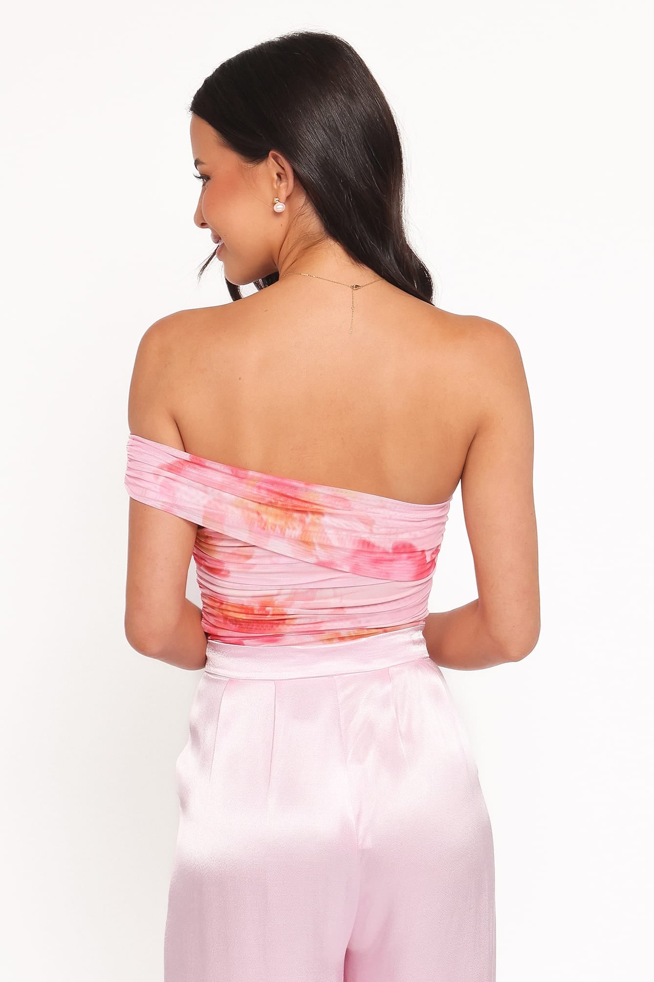 TOPS Zachary One Shoulder Top - Pink