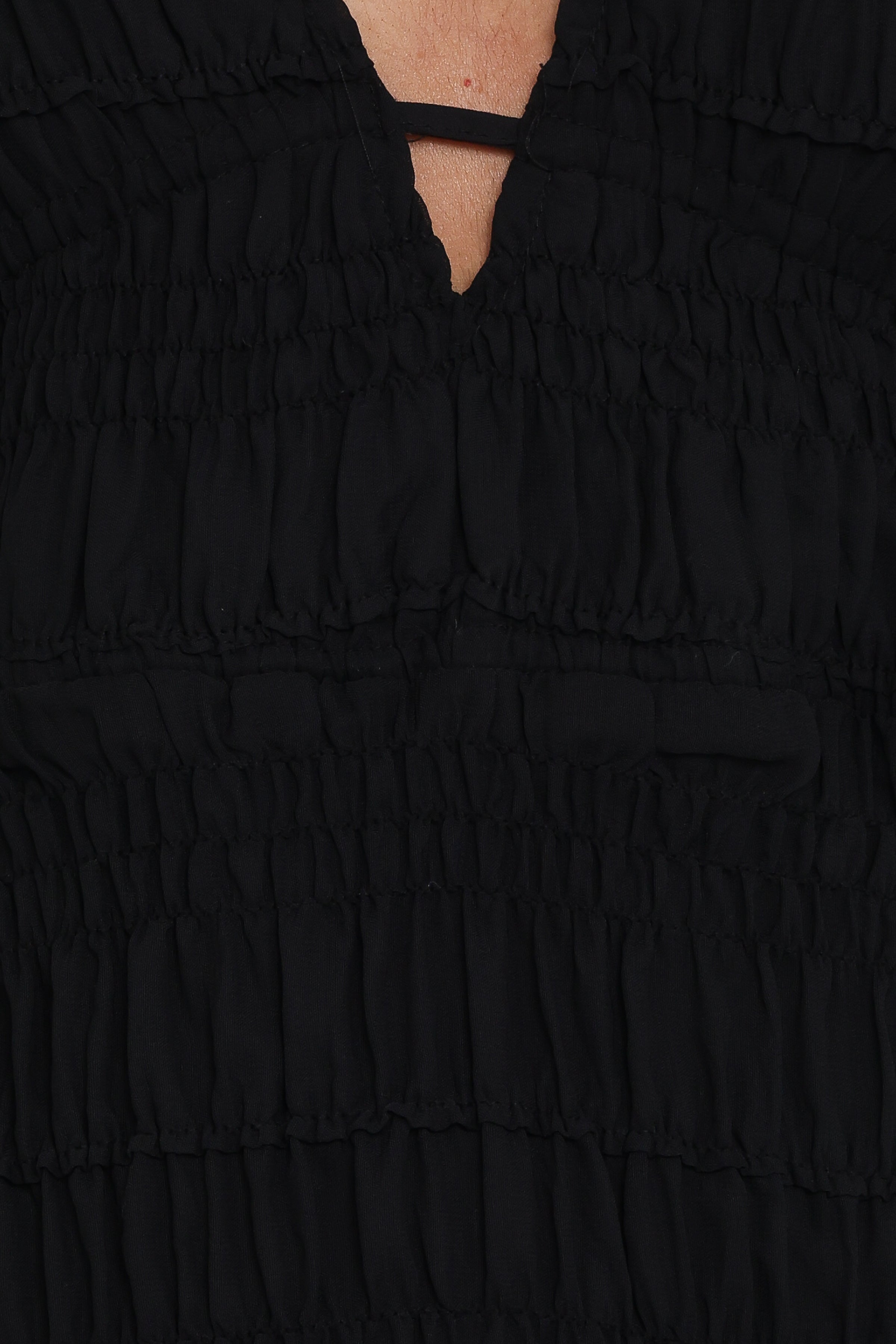 TOPS Zafira Textured Halter Top - Black