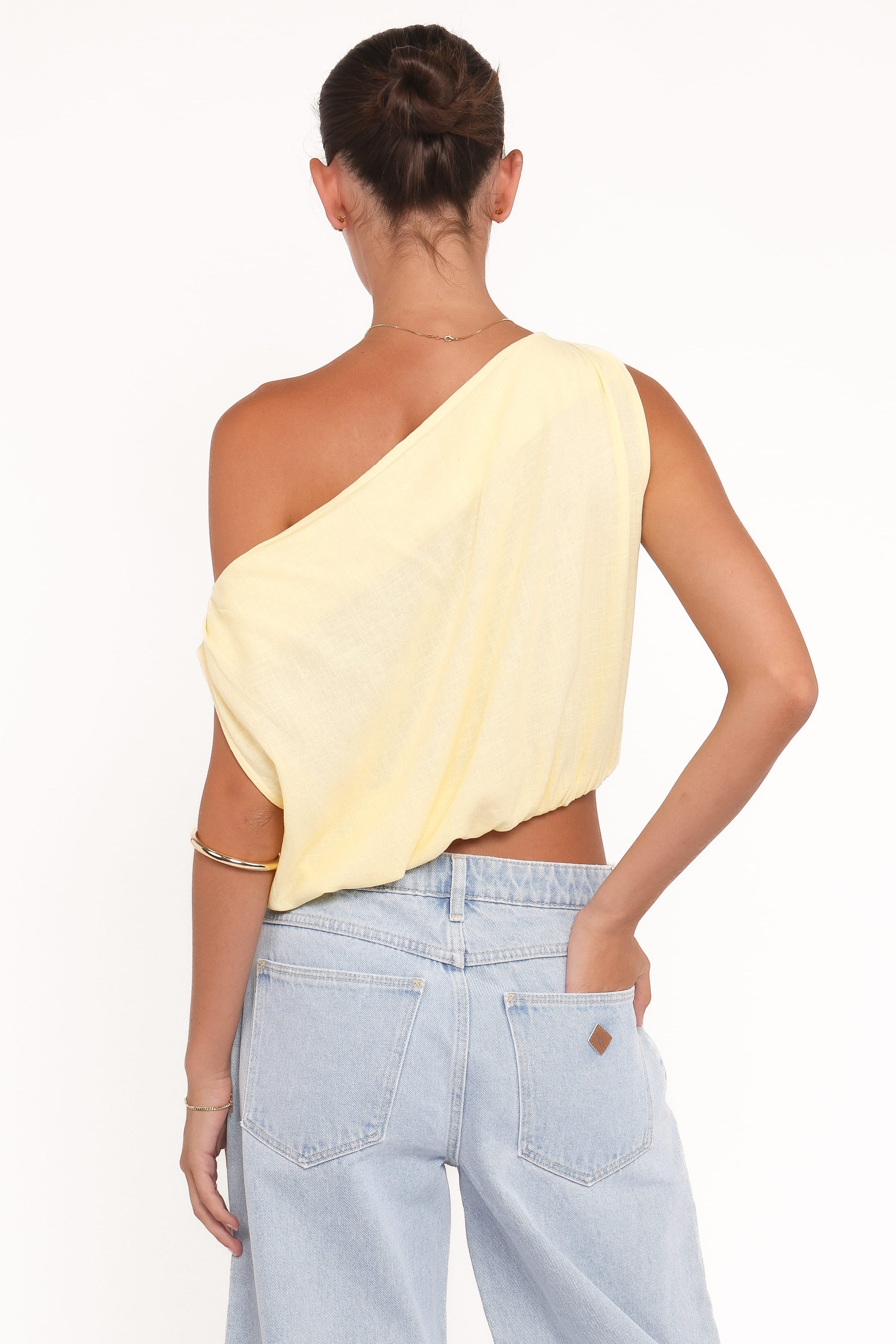 TOPS Zara Top - Butter Yellow