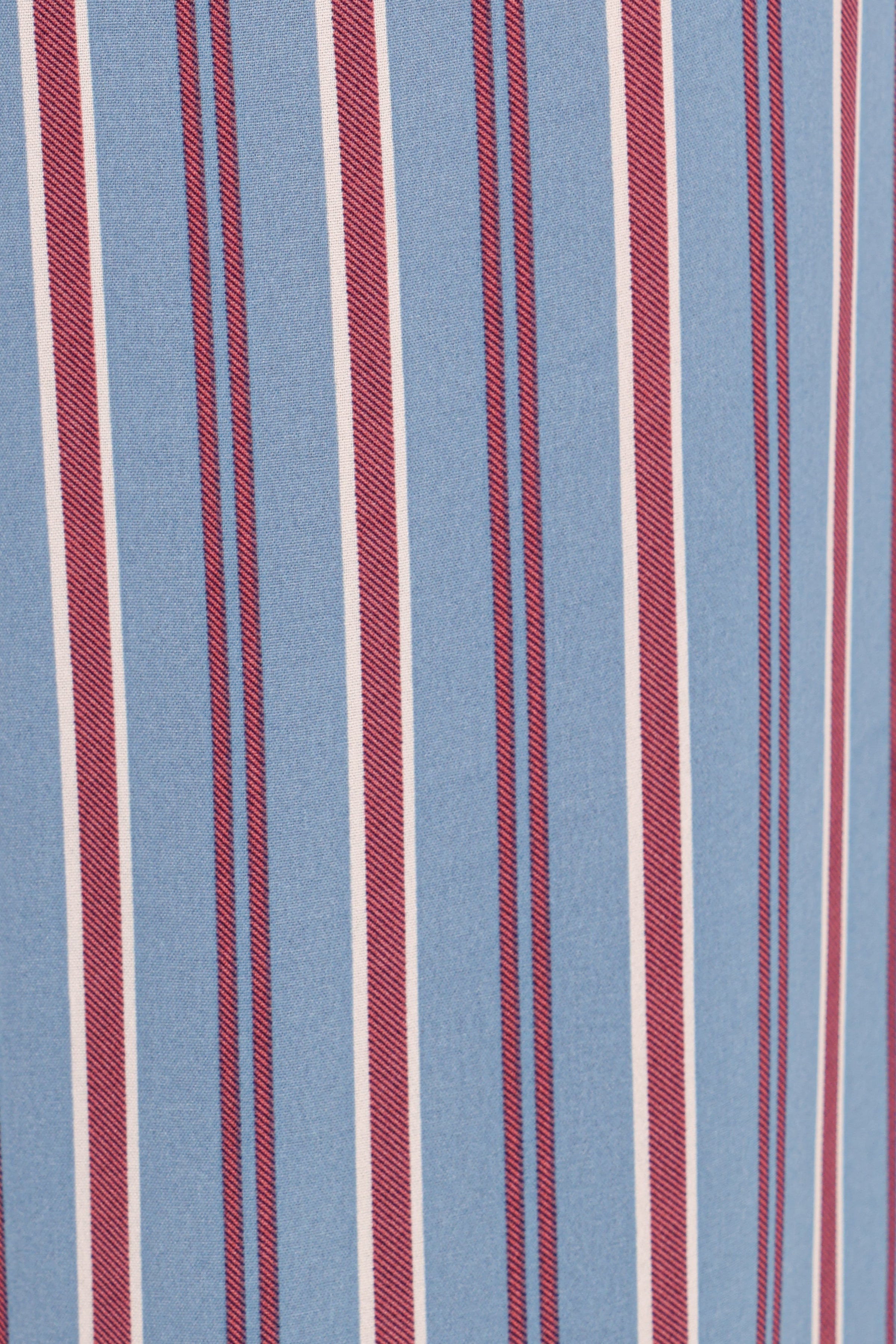 TOPS Zemira Strapless Top - Blue Stripe
