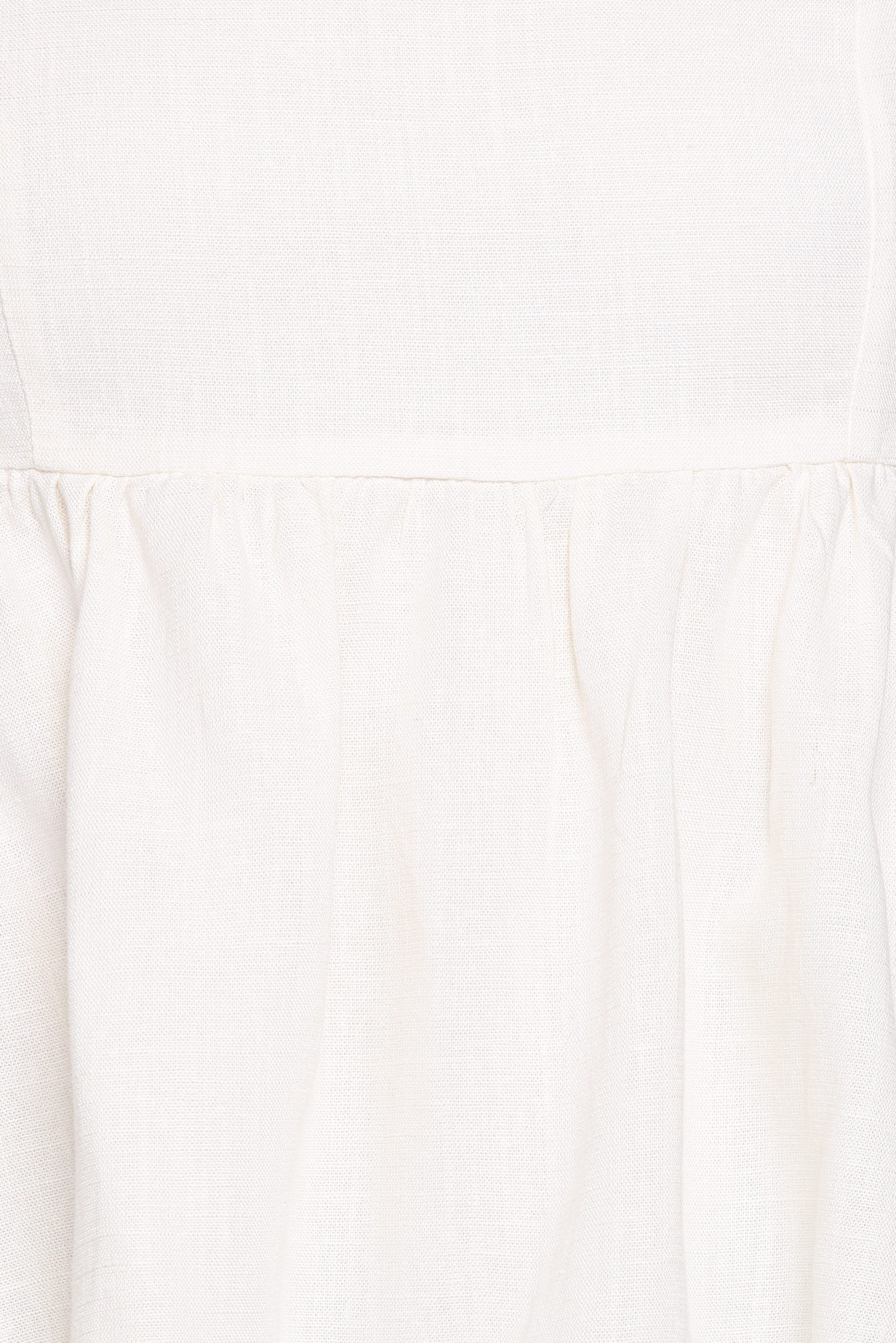 TOPS Zephyra Baby Doll Top - White