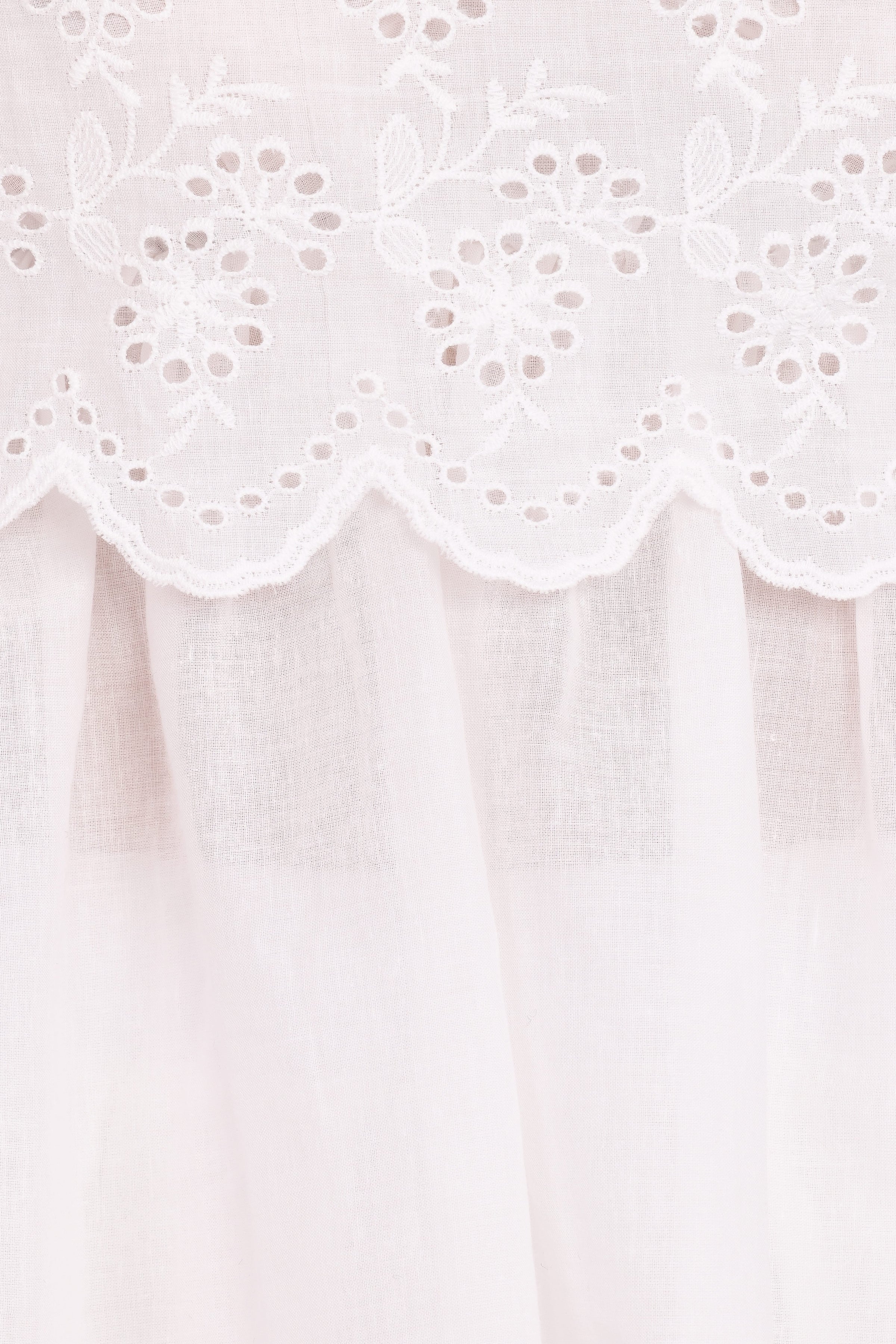TOPS Zera Eyelet Top - White
