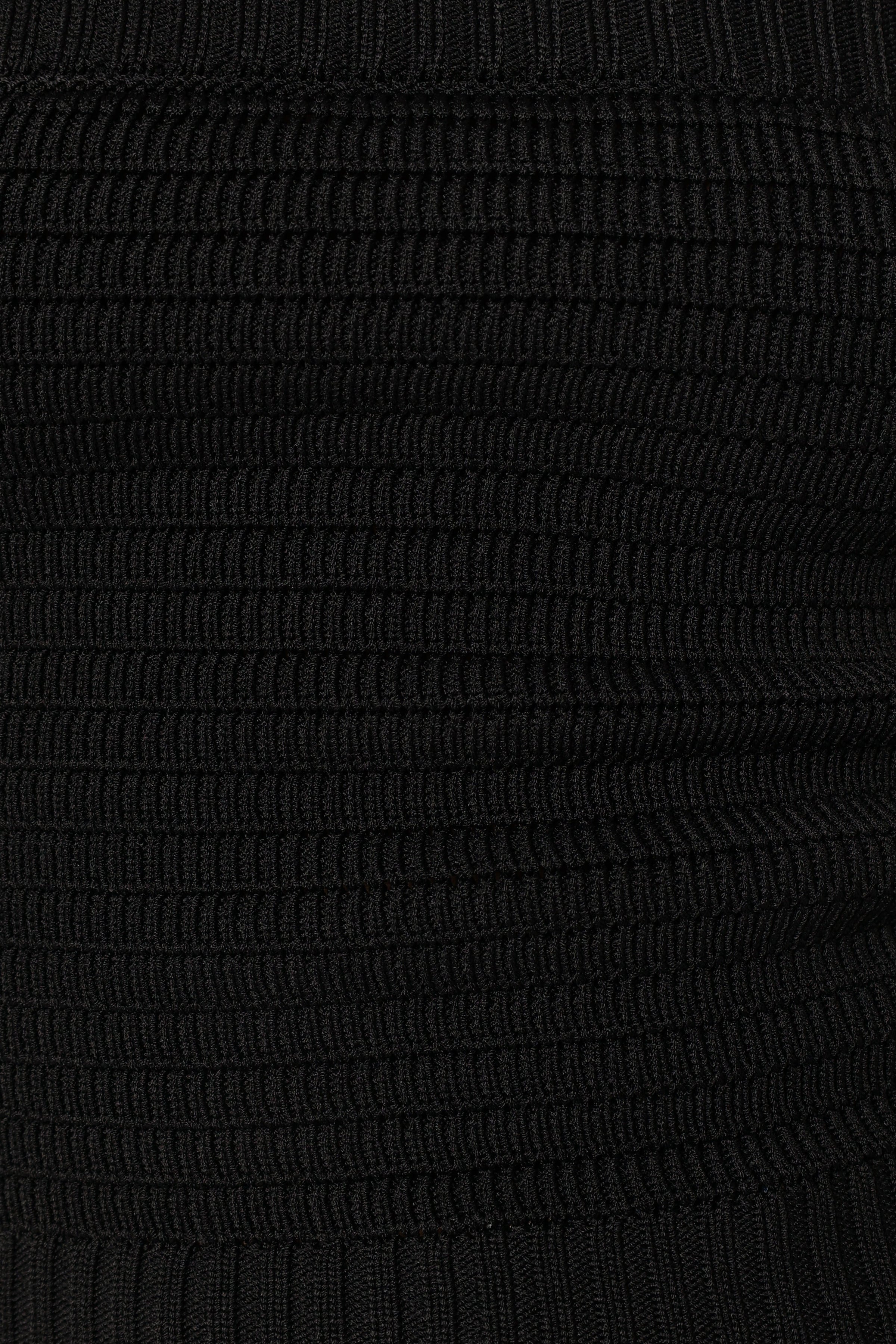 TOPS @Zia Strapless Knit Top - Black