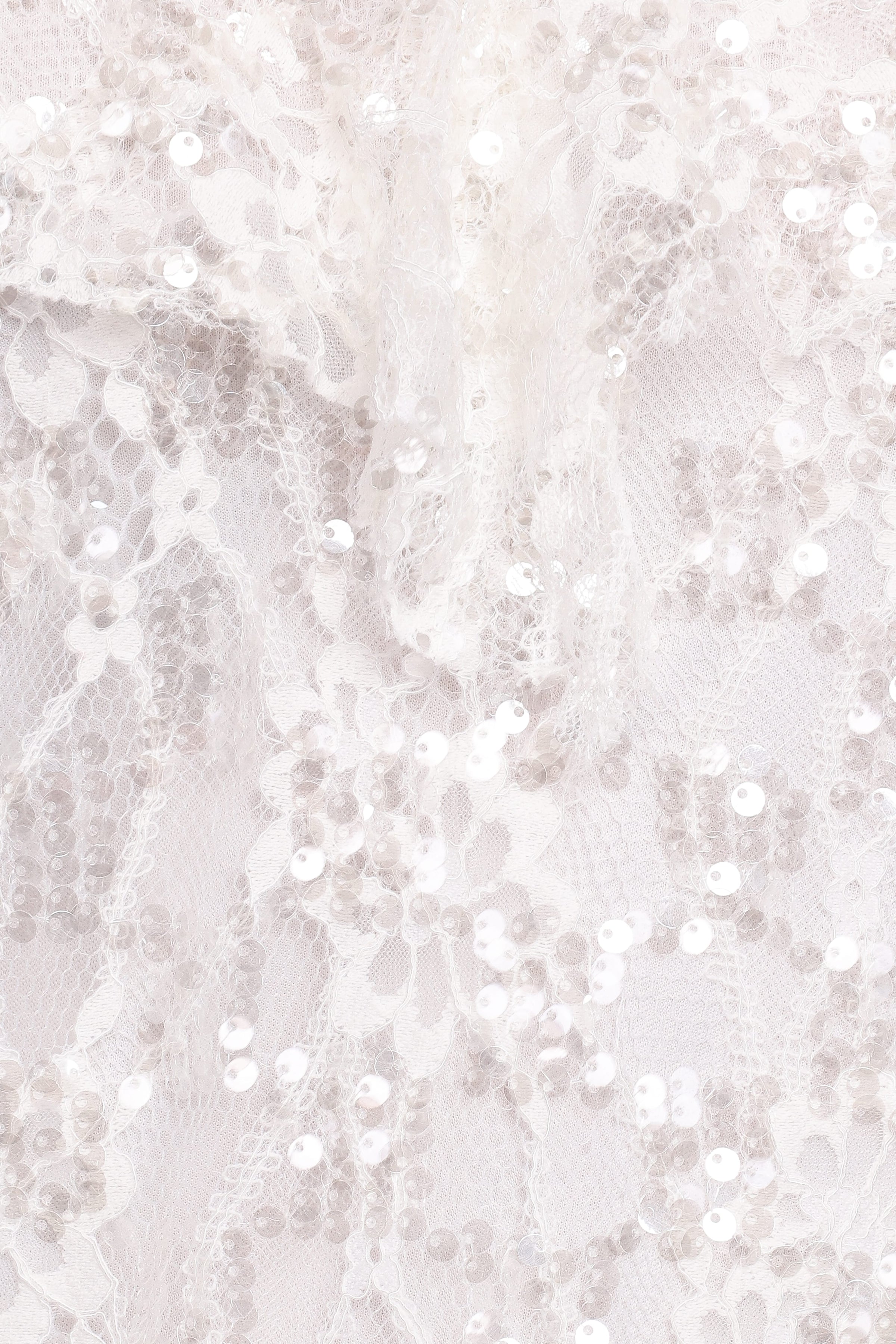 TOPS Zinnia Sequins Sleeveless Top - Ivory