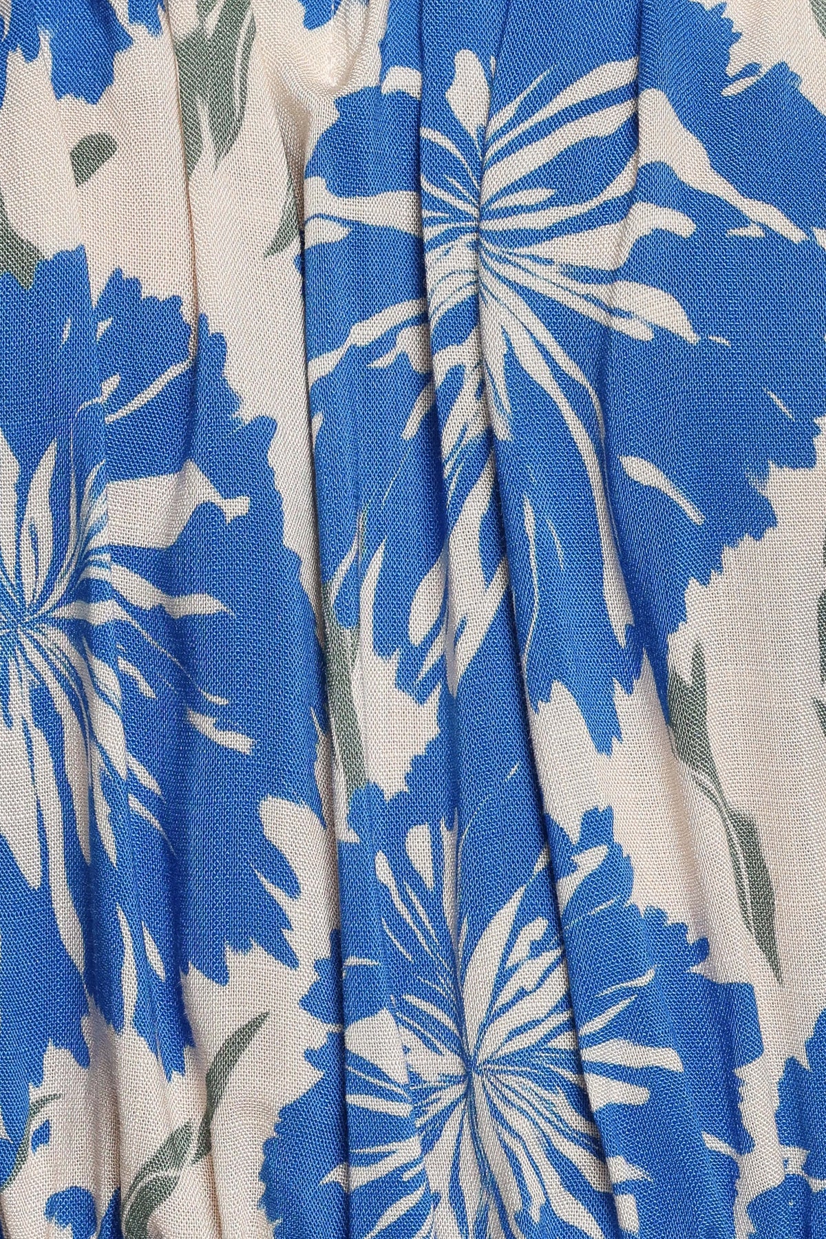 PLAYSUITS Bennie Pleated Front Jumpsuit - Blue Floral