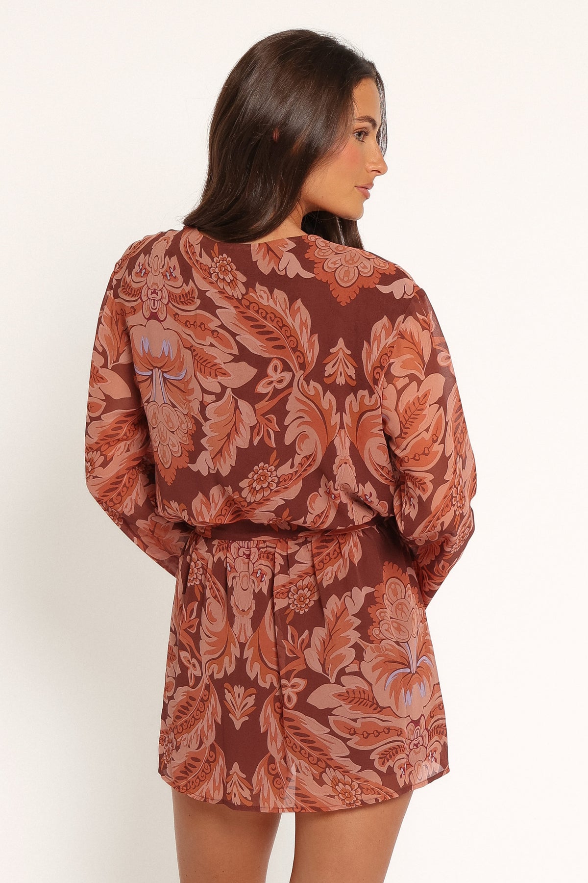 PLAYSUITS Cecilia Playsuit - Orange Paisley