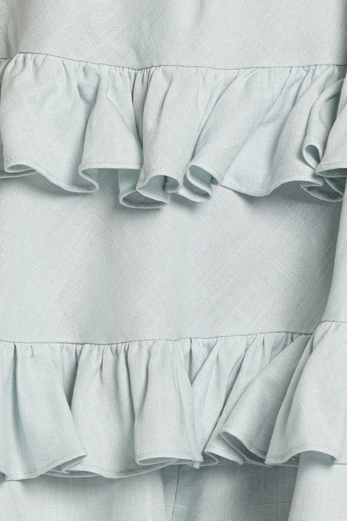 PLAYSUITS Vinnie Frill Playsuit - Seafoam Blue