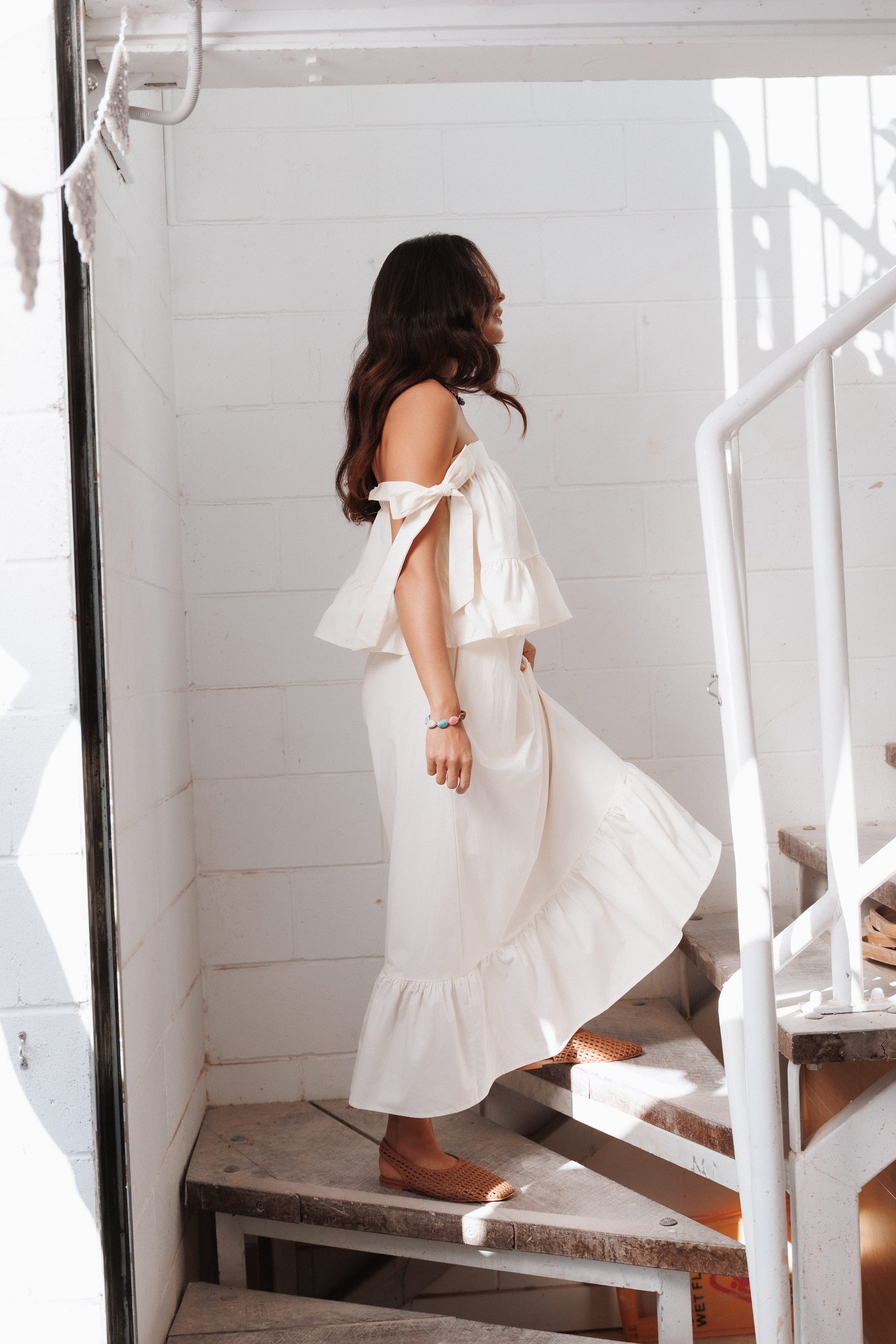 SETS Alanna Skirt Set - Ivory