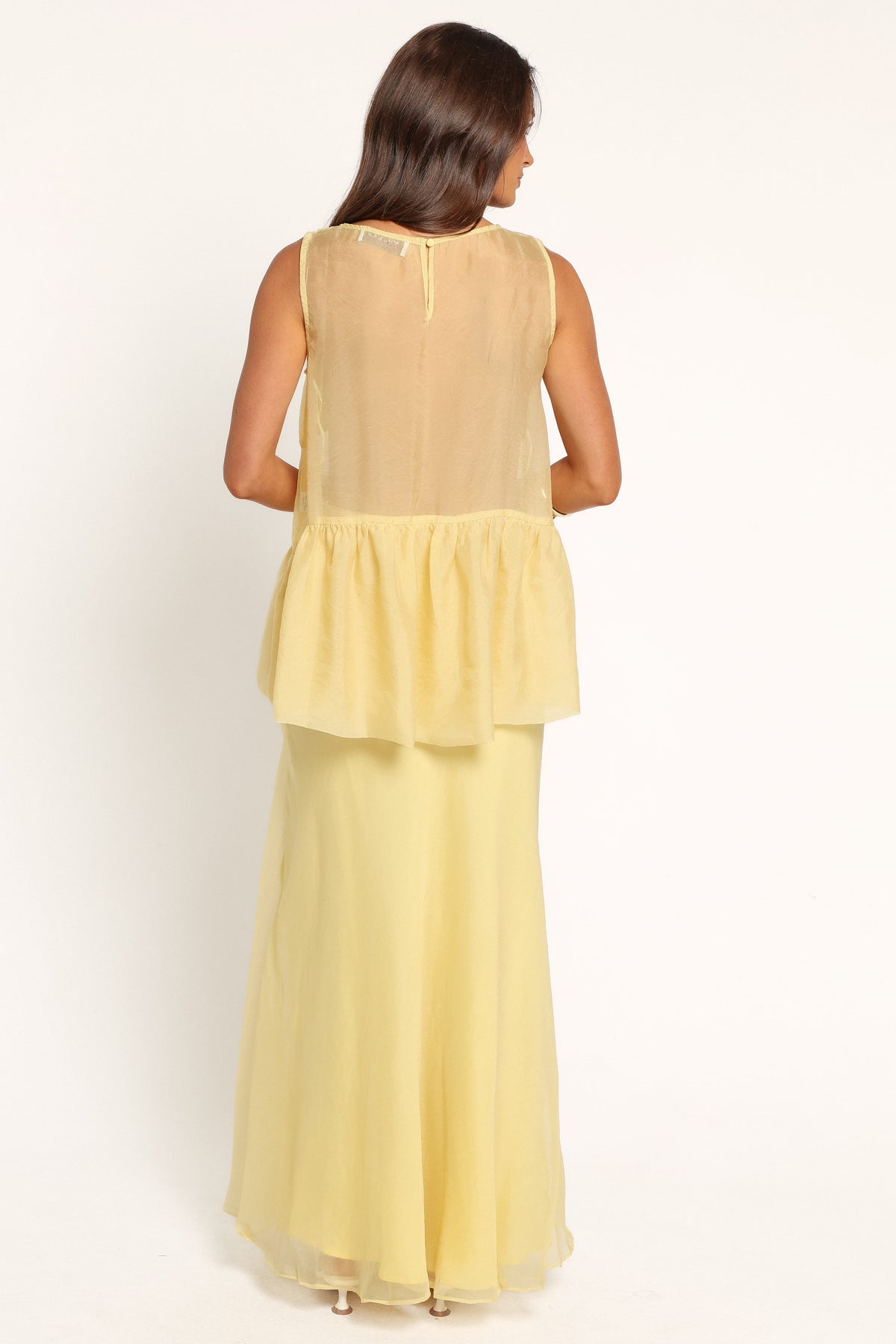 SETS Bently Sheer Skirt Set - Yellow