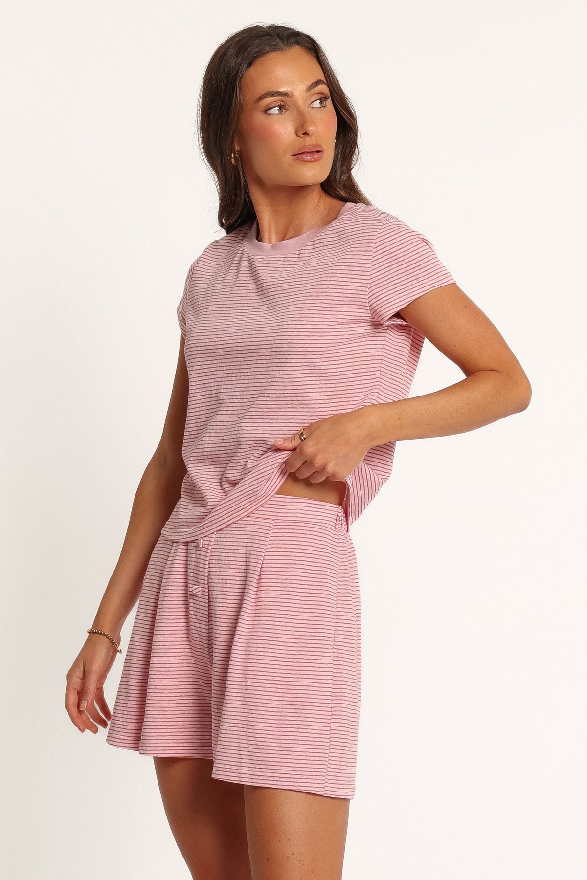 SETS Betsy Knit Short Set - Pink