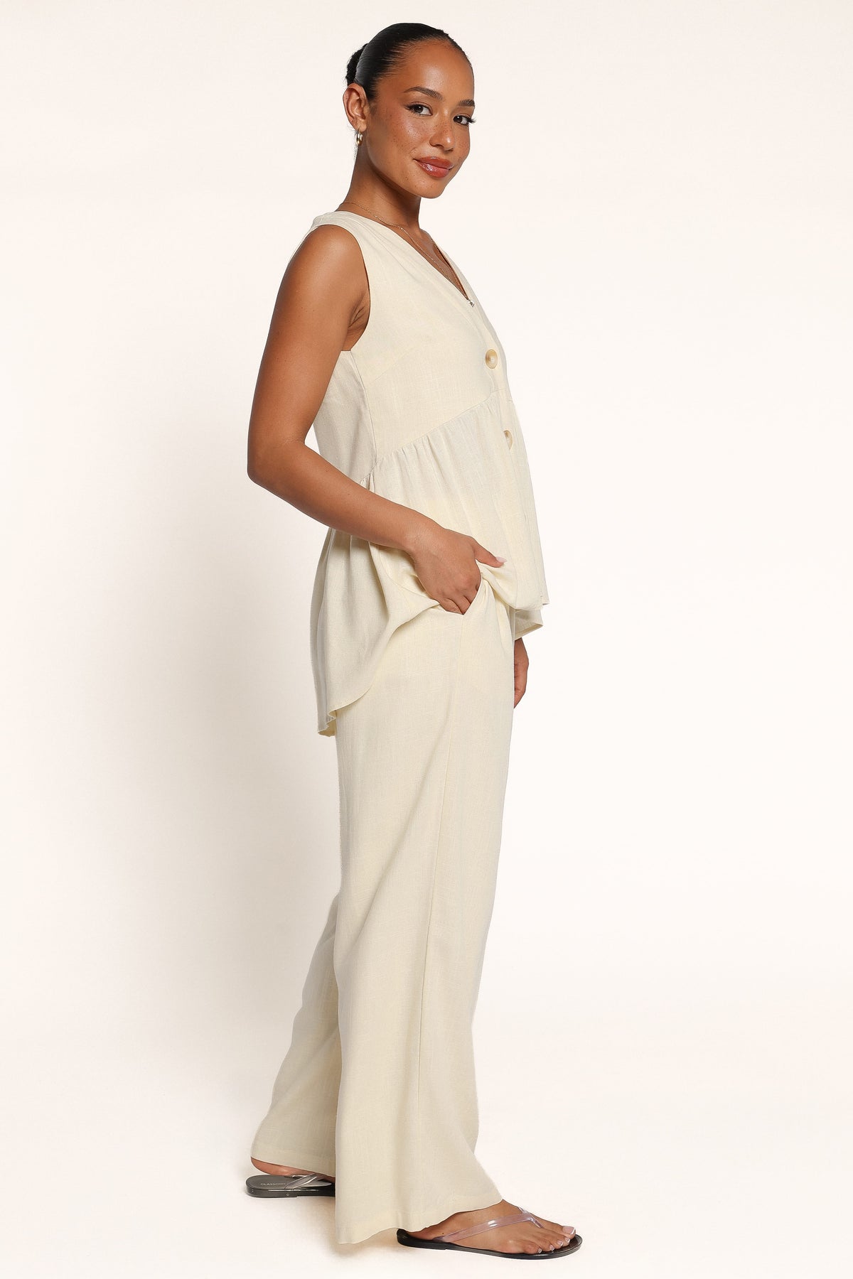 SETS Brenda Pant Set - Butter Yellow
