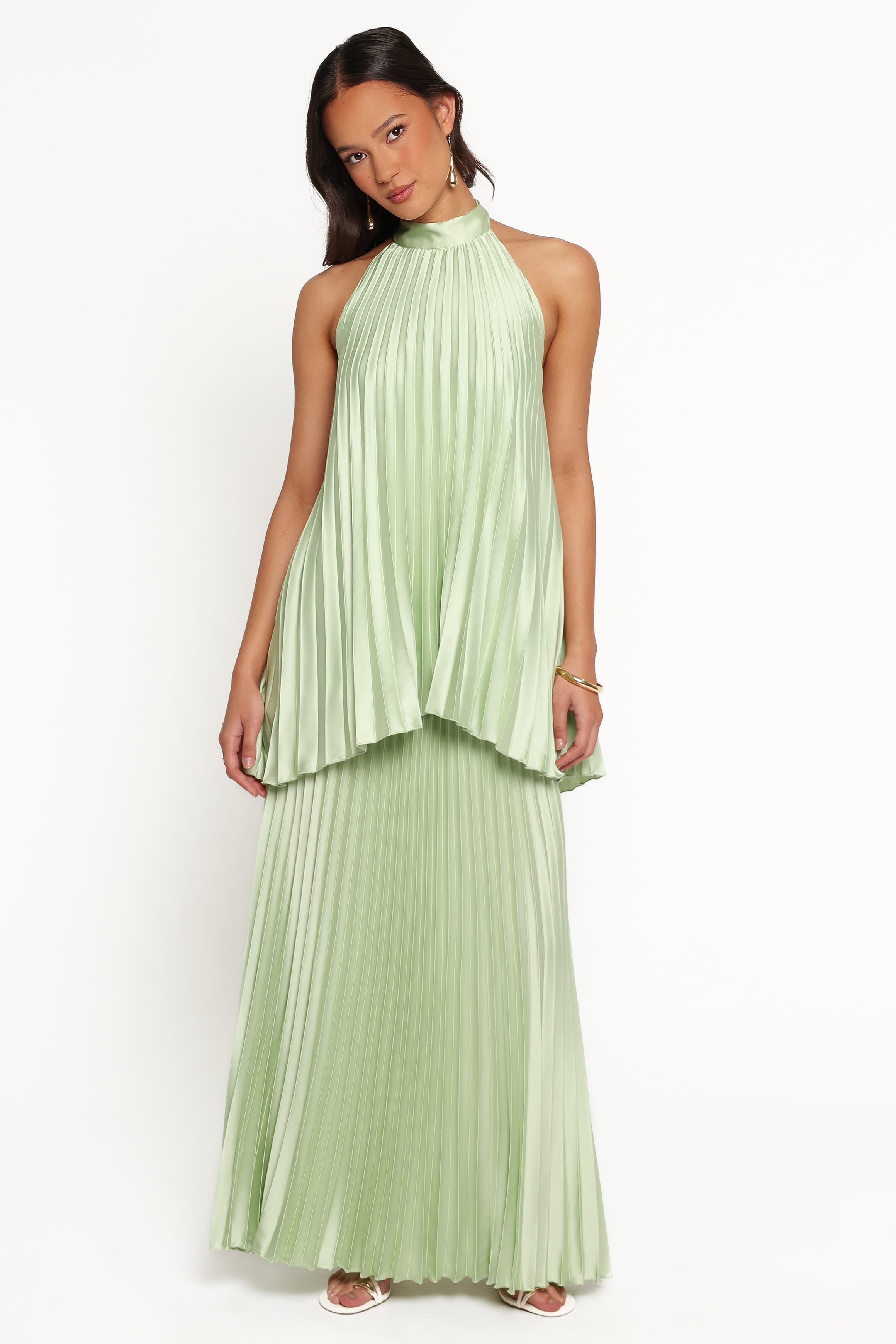 SETS Darina Pleated Skirt Set - Sage
