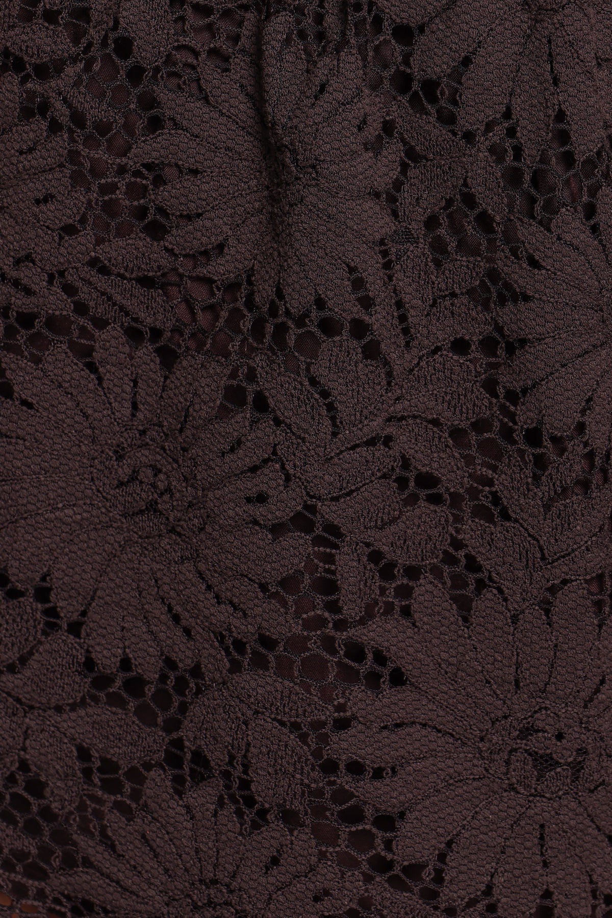 SETS Nicki Lace Short Set - Chocolate Brown