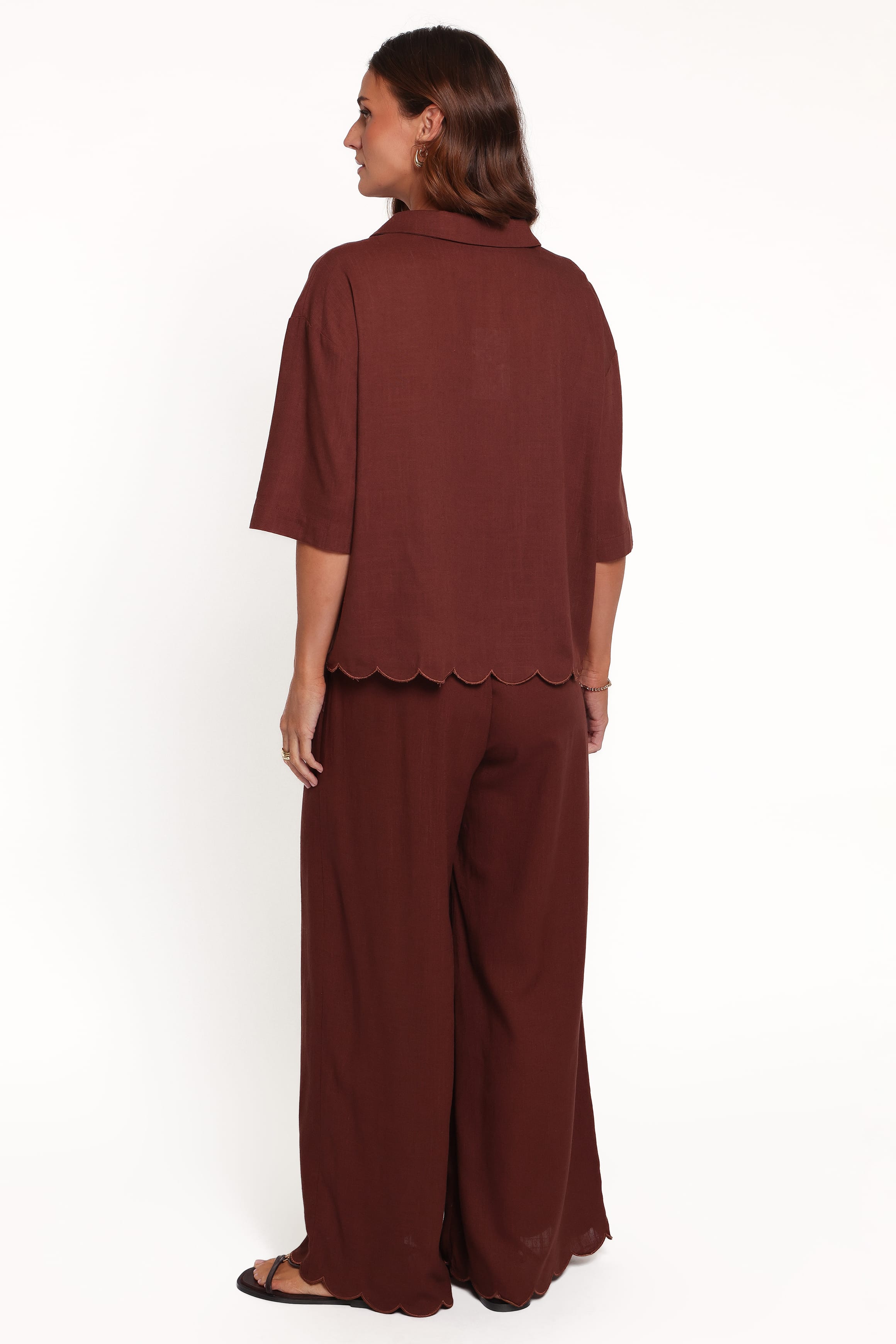 SETS Perla Relaxed Pant Set - Brown