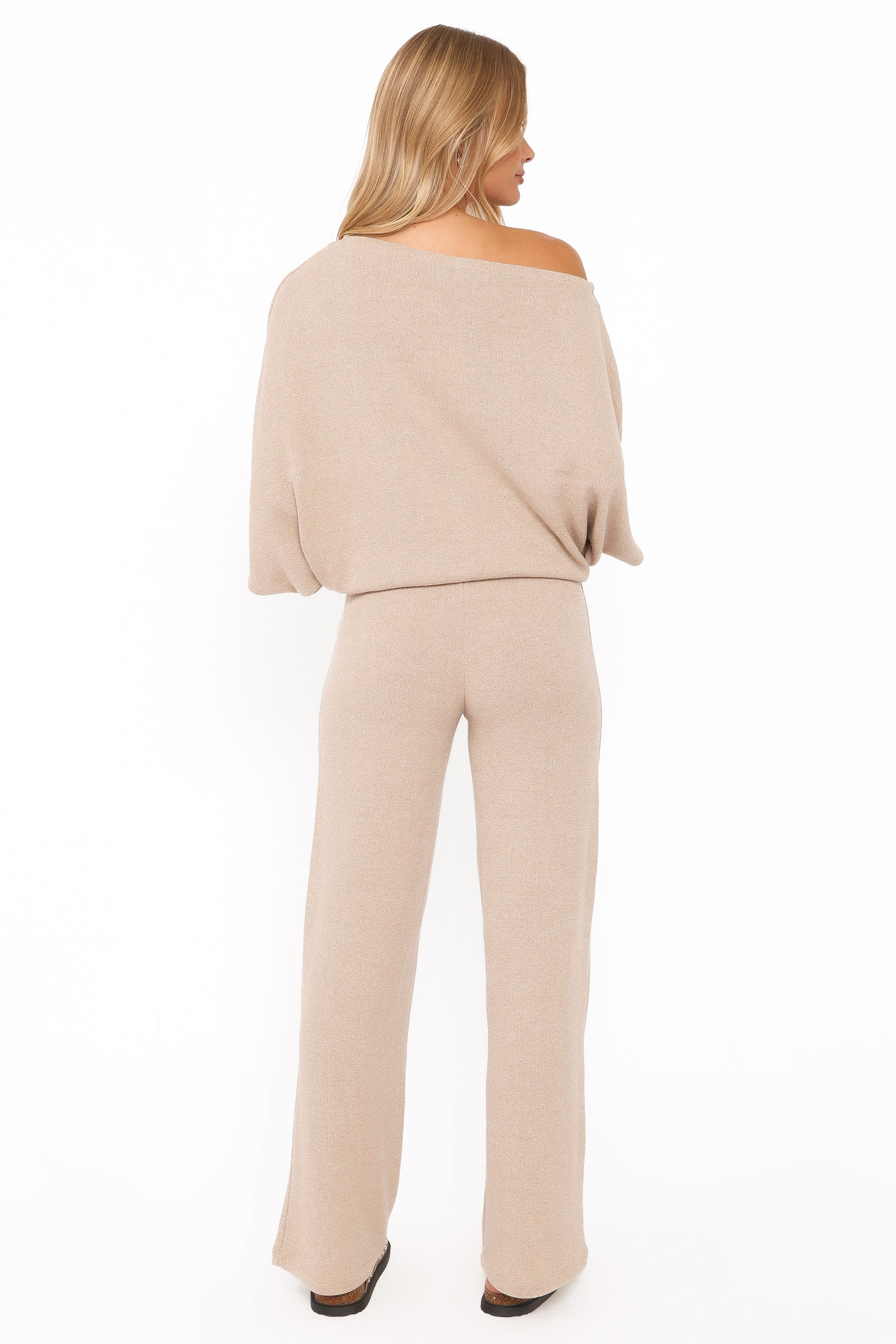 SETS Salome Lightweight Knit Pant Set - Beige