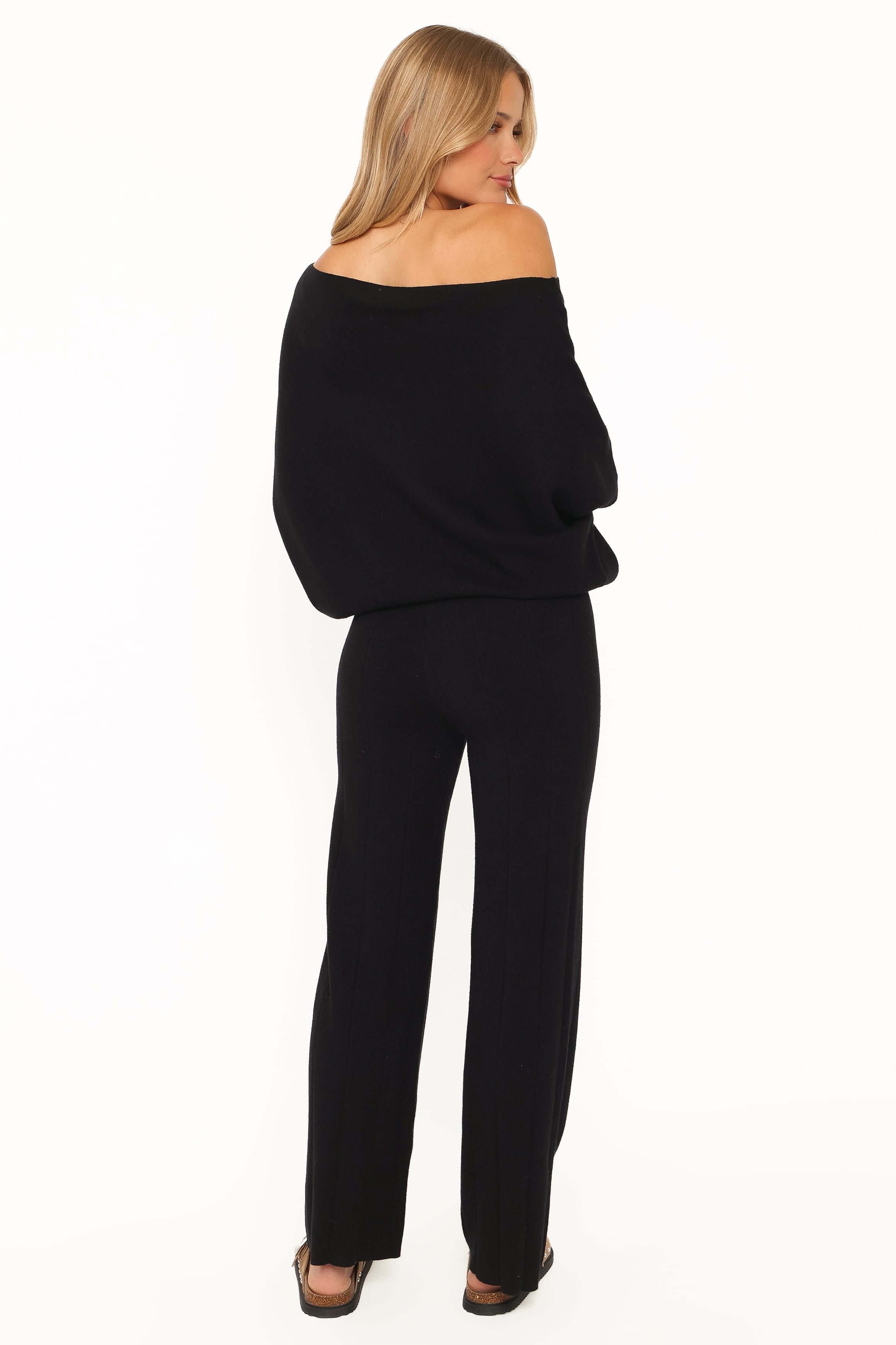 SETS Sheena Dolman Sleeve Pant Set - Black