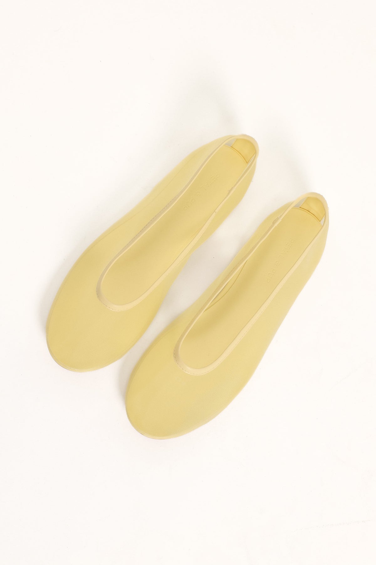 SHOES Evonne Mesh Flat - Butter Yellow
