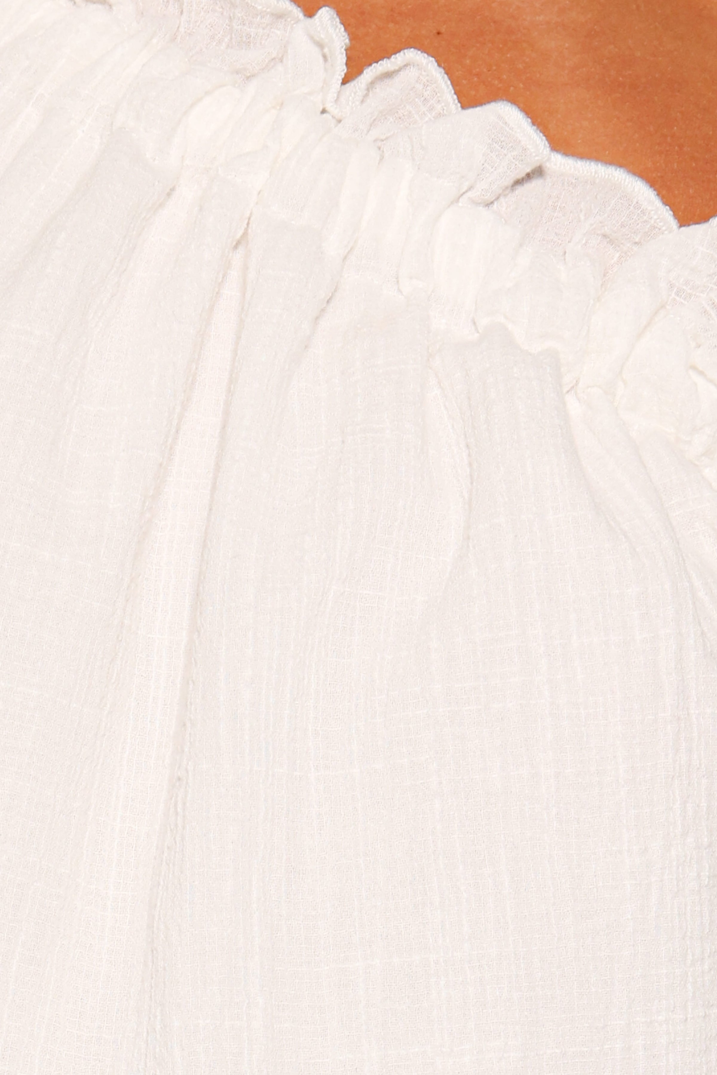 TOPS Alison One Shoulder Top - White