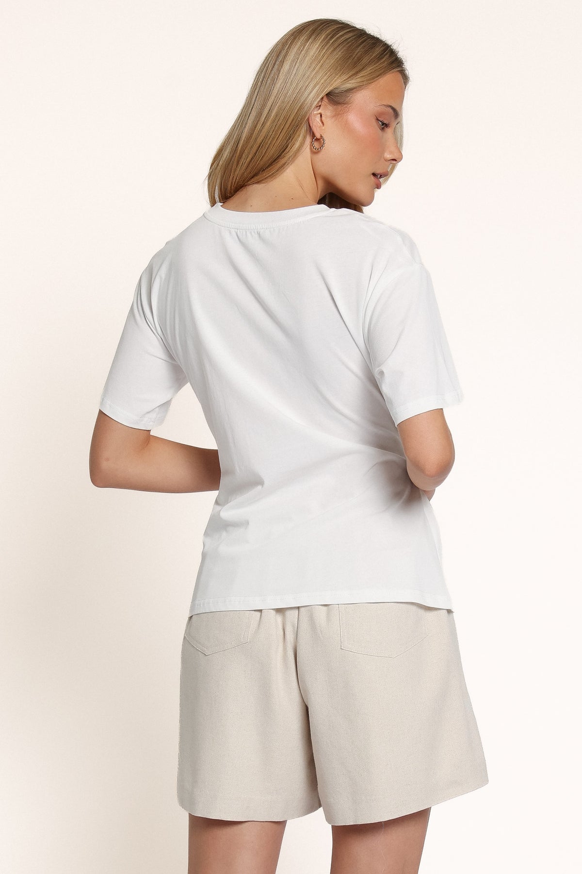 TOPS Devina Knot Tee - White