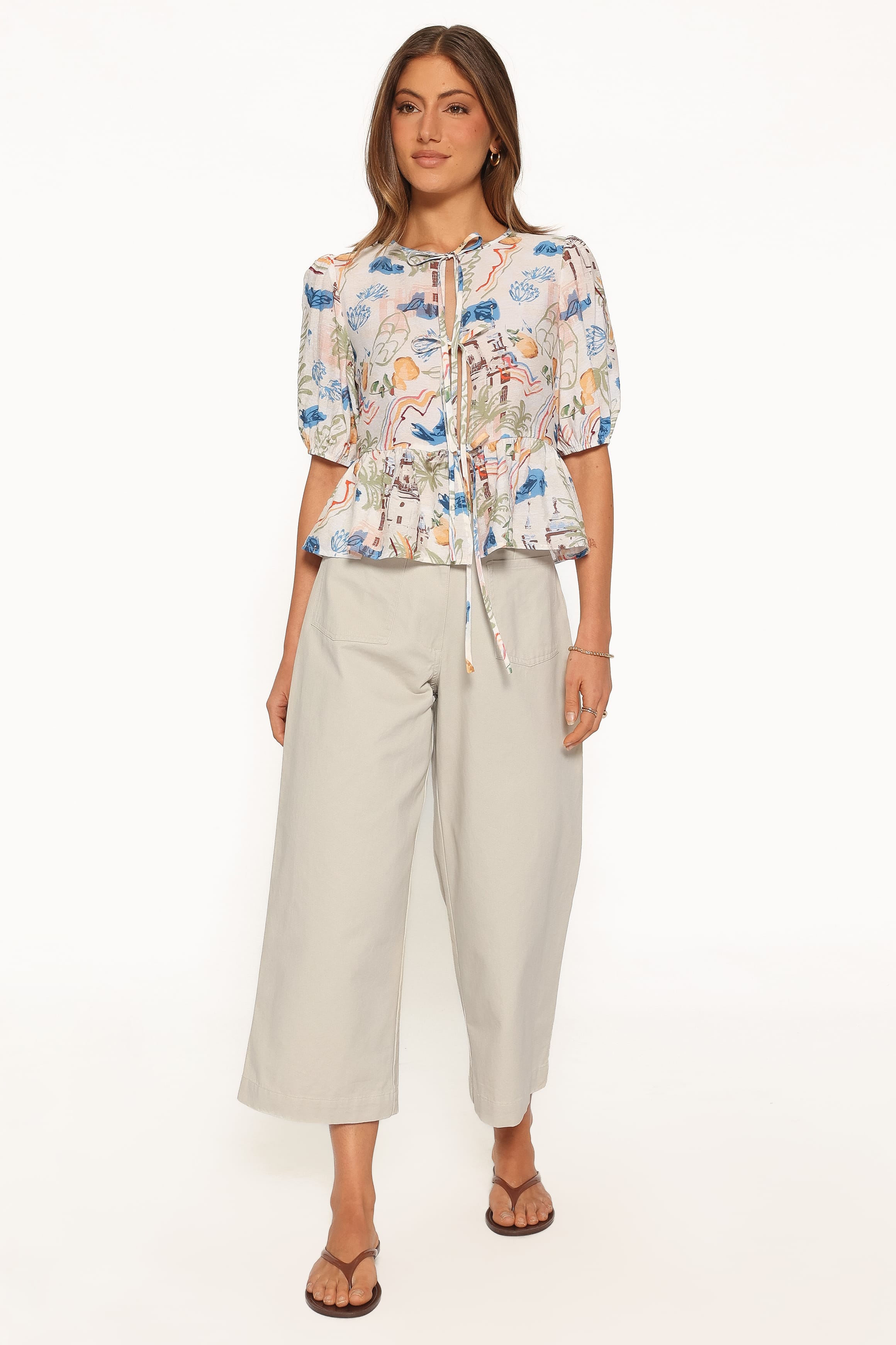 TOPS Dory Top - White Multi