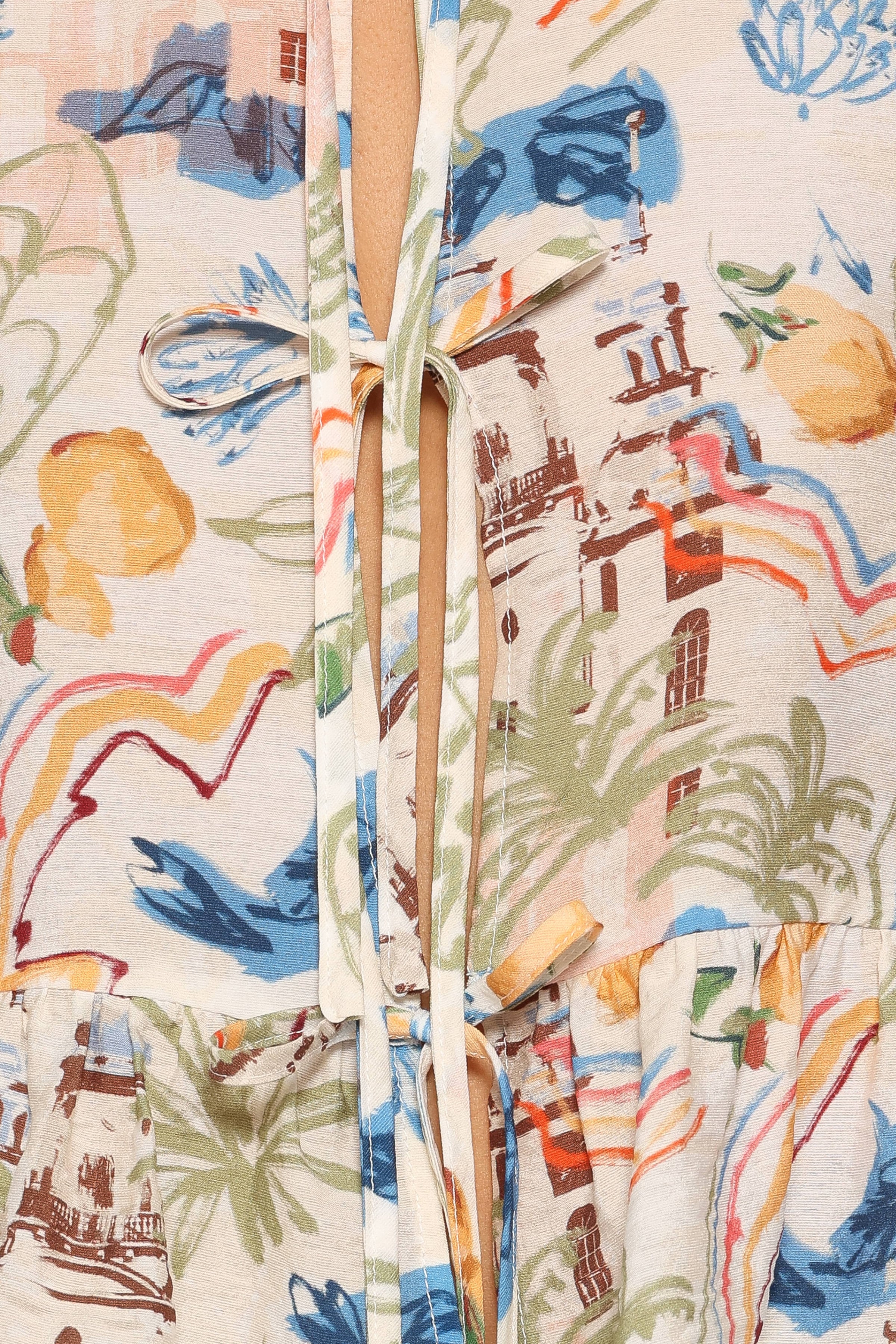 TOPS Dory Top - White Multi