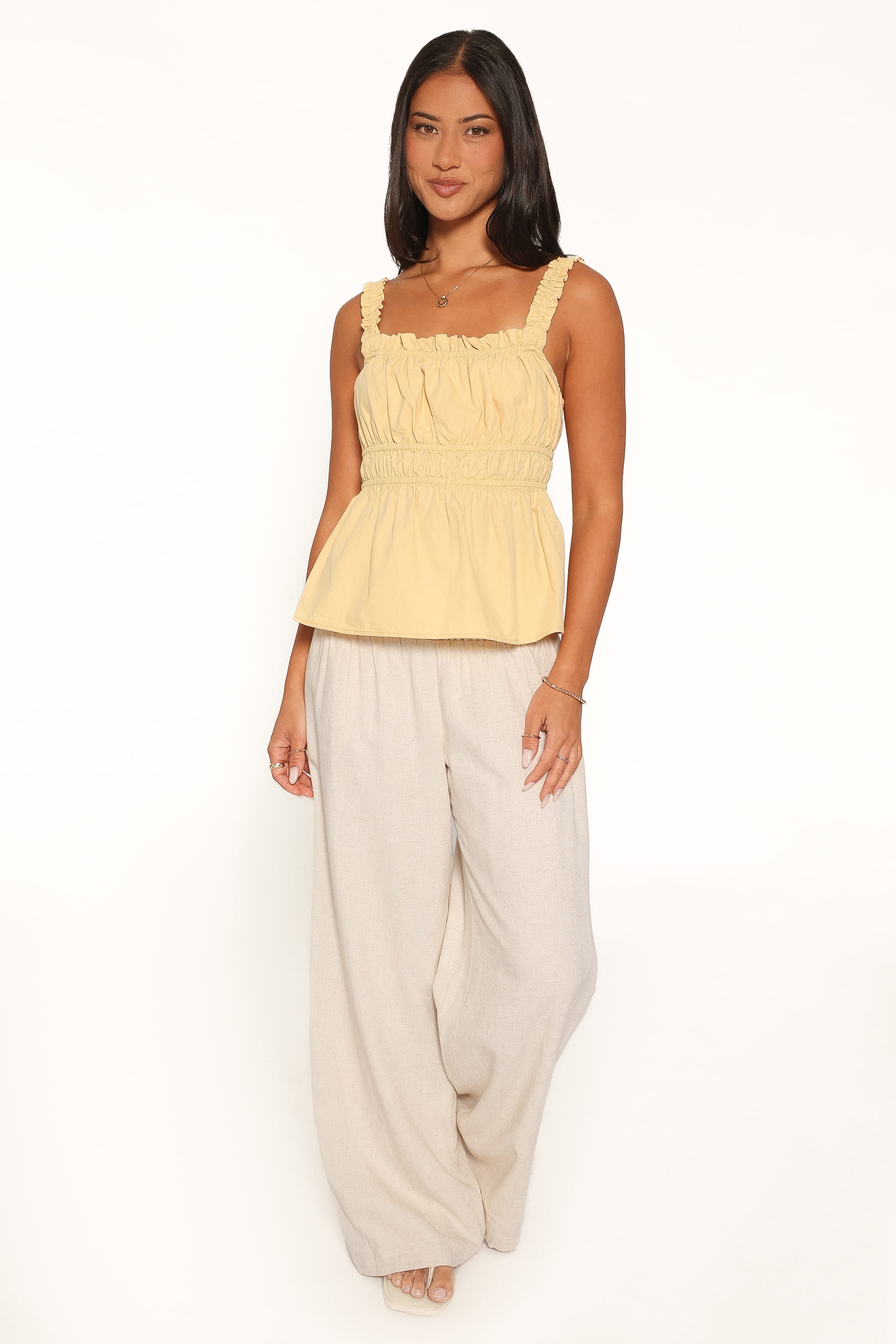 TOPS Eimear Top - Yellow