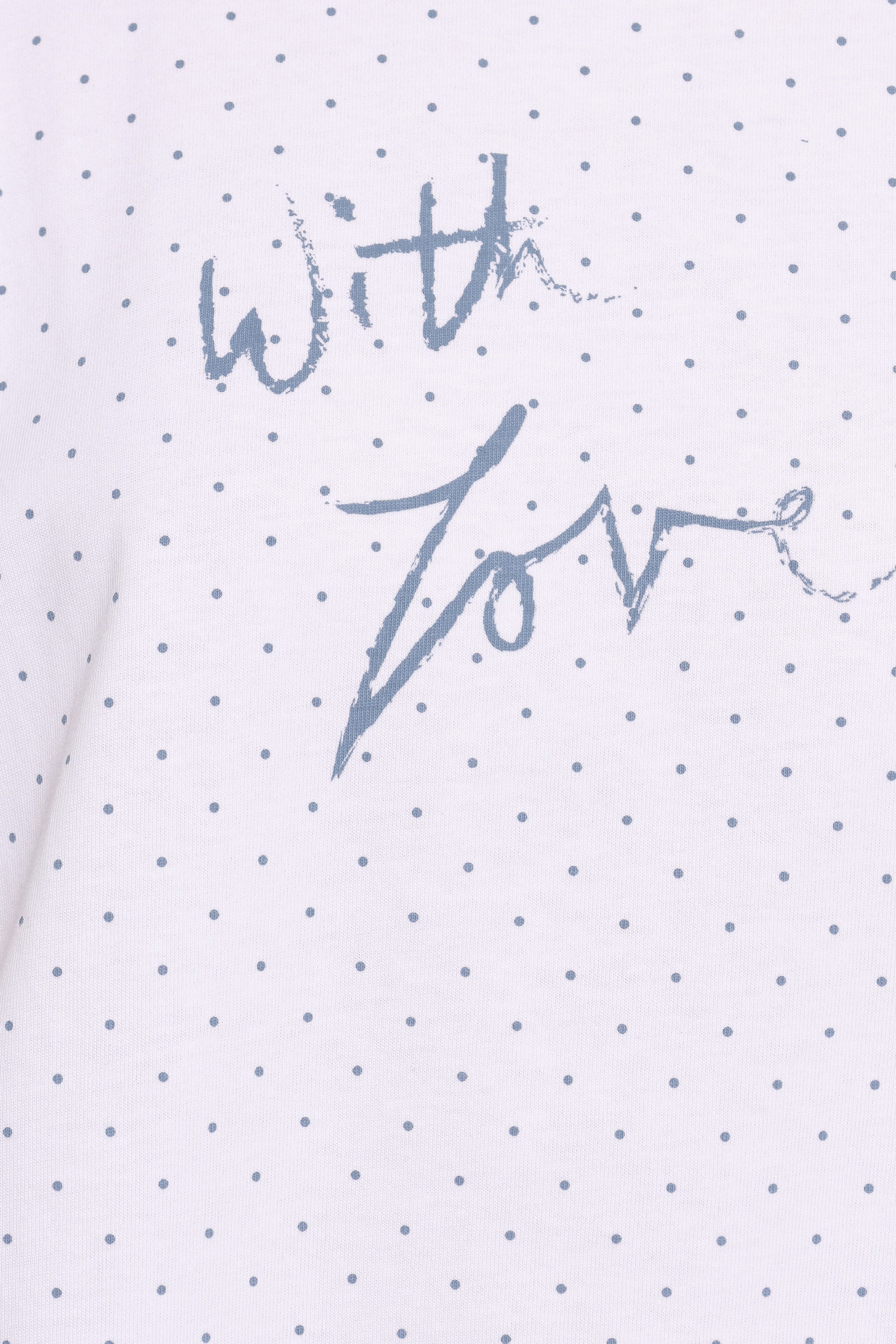 TOPS Emilie Graphic Tee - White Dot