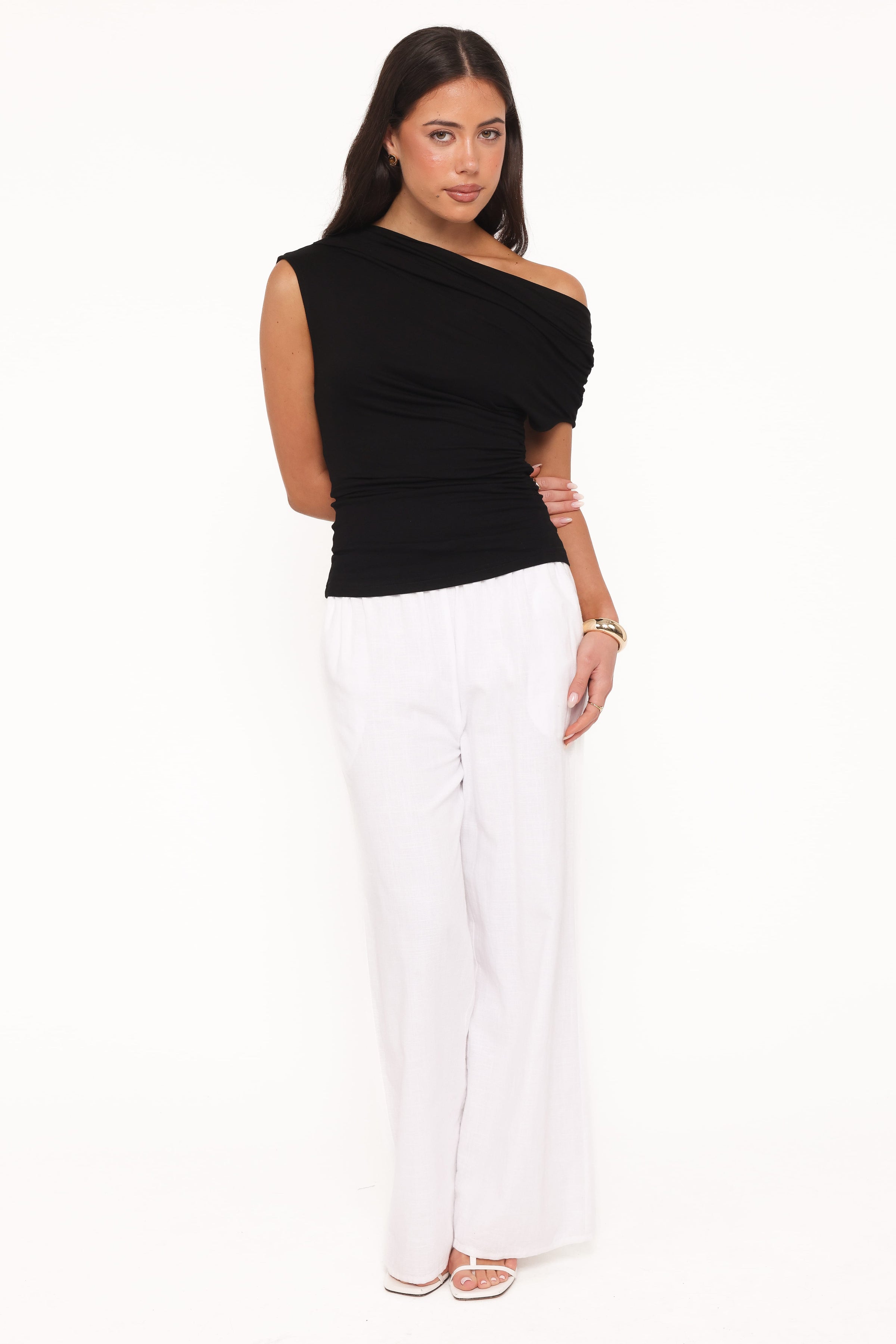 TOPS Jacki Asymmetric Top - Black