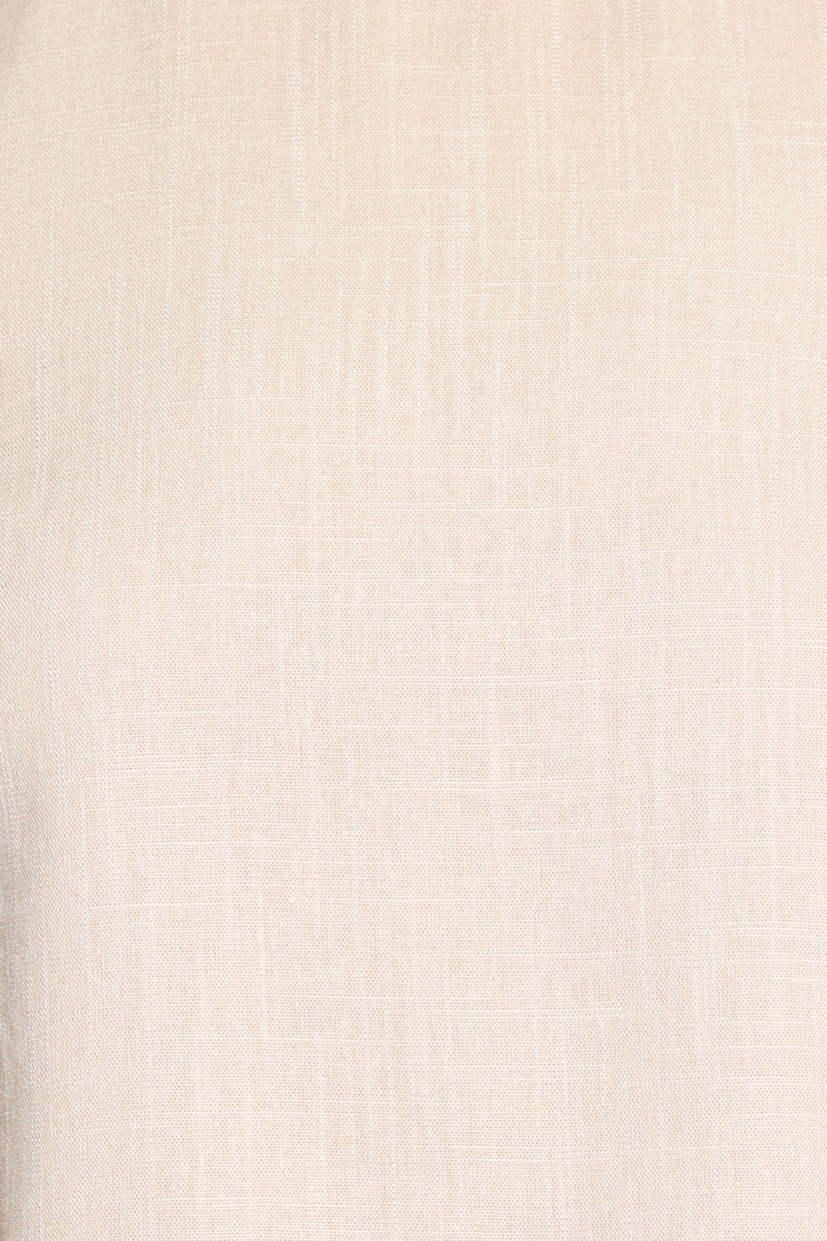 TOPS Madison Linen Cropped Tank - Beige