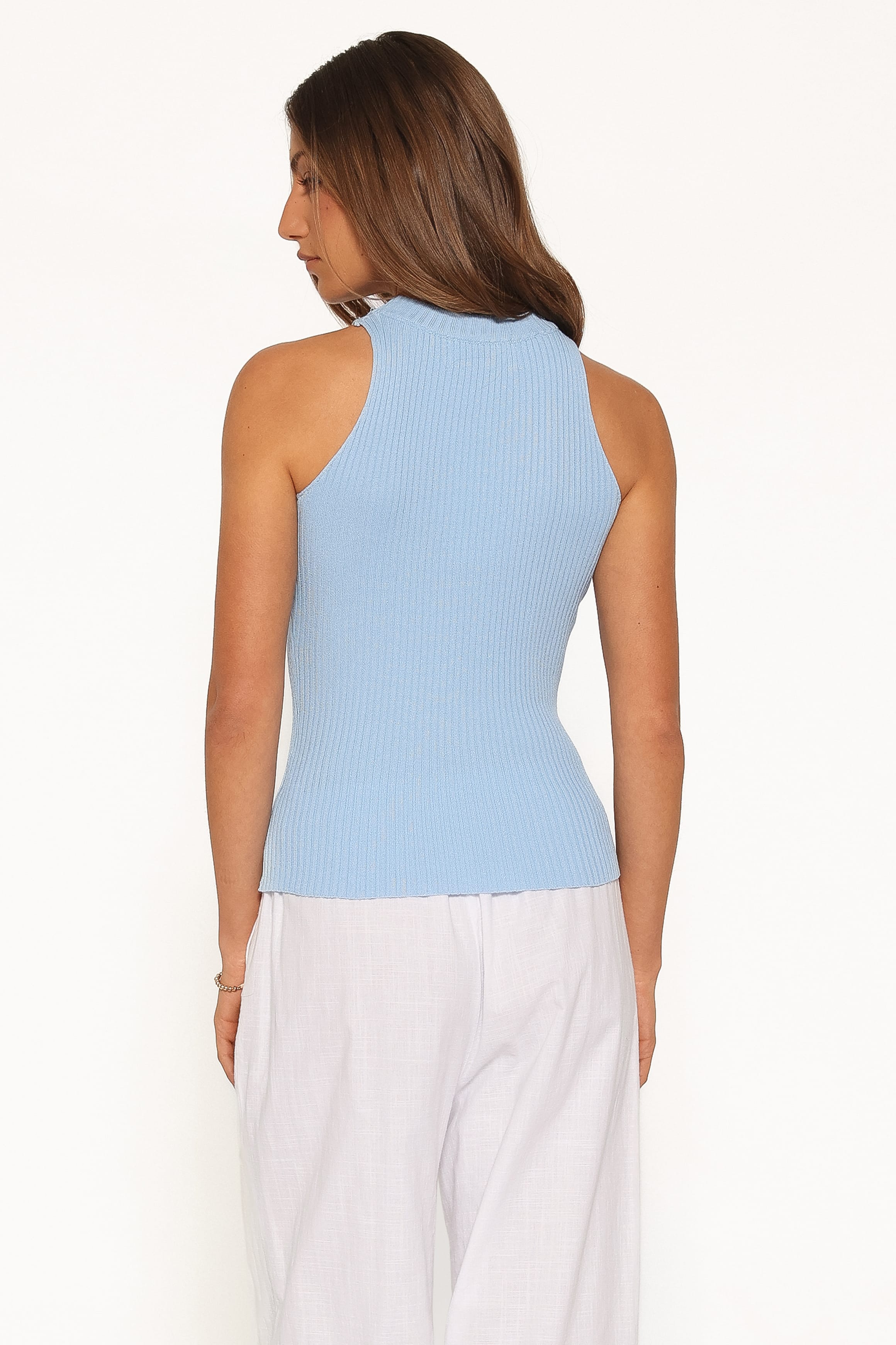 TOPS Melanie Sweater Knit Tank - Light Blue
