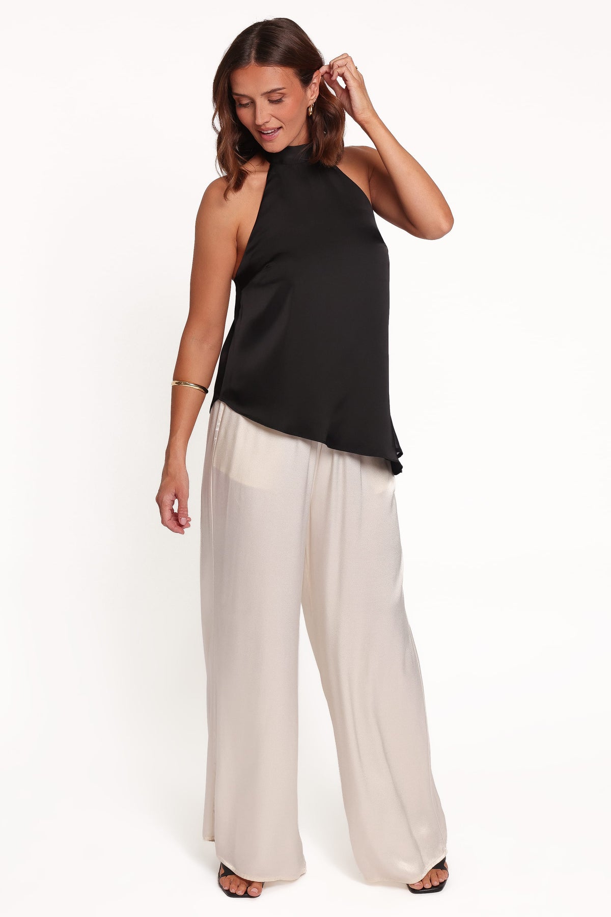 TOPS Merlin Halterneck Top - Black