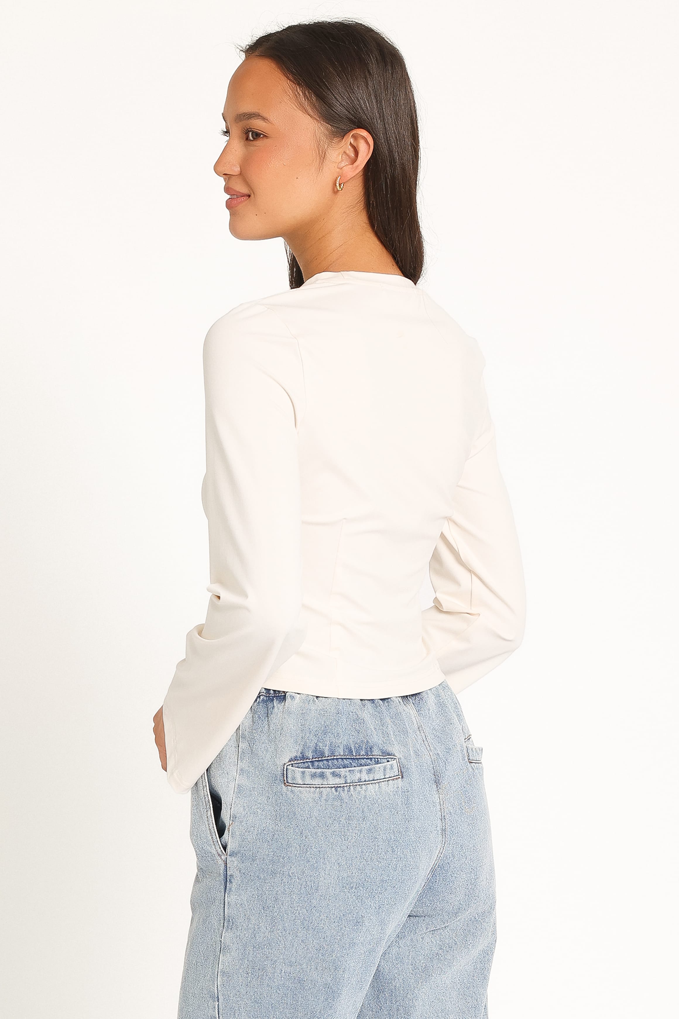 TOPS Nyx Long Sleeve Top - Ivory