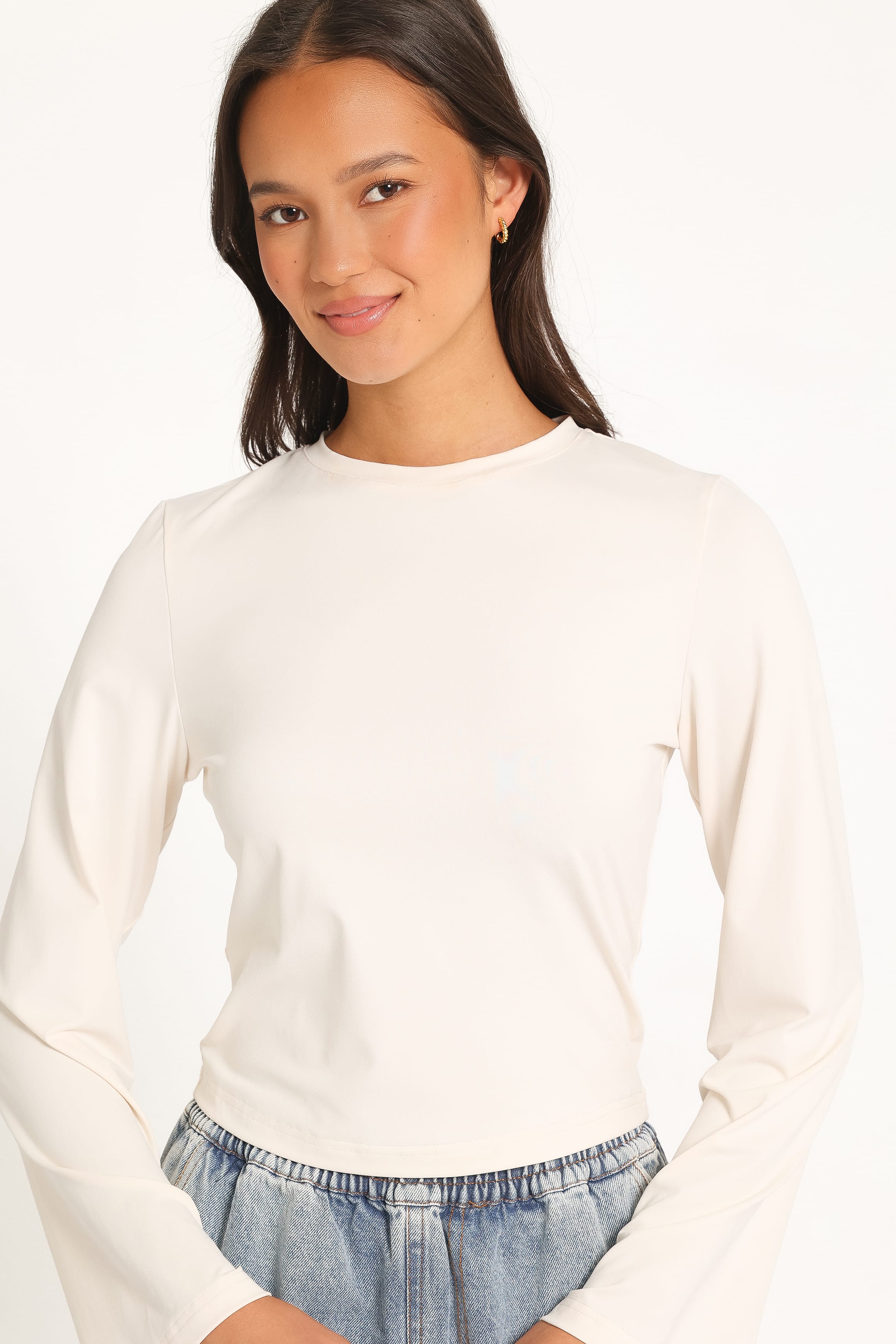 TOPS Nyx Long Sleeve Top - Ivory