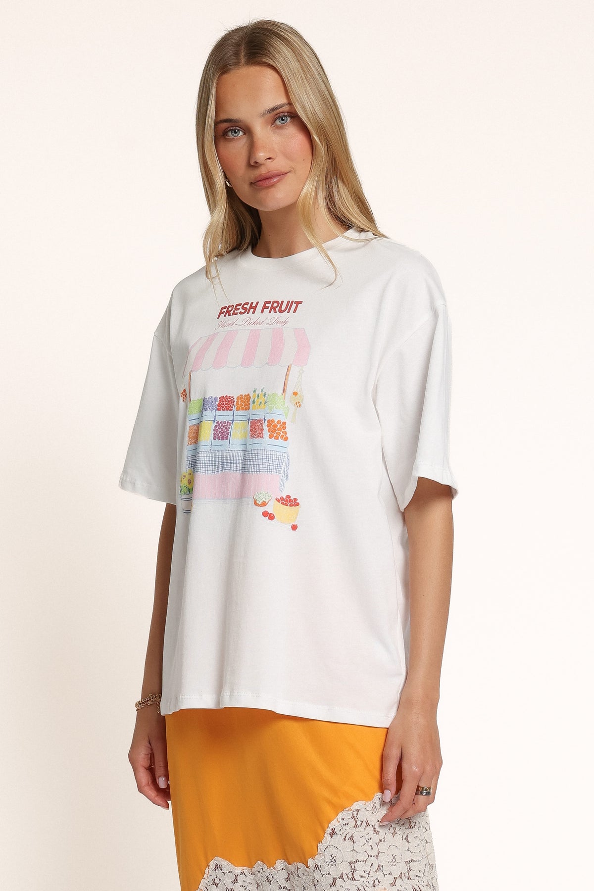 TOPS Rosa Graphic Tee - Fruit Stand